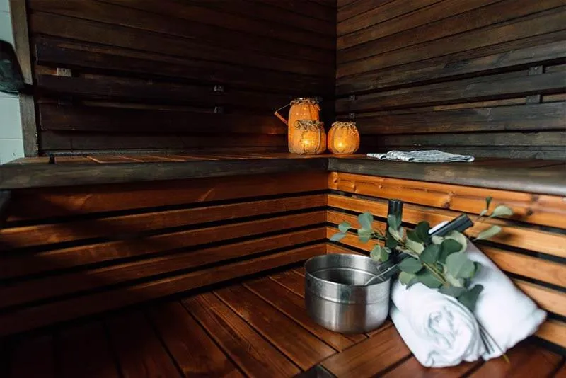 Sauna in Hotelliravintola Kumpu