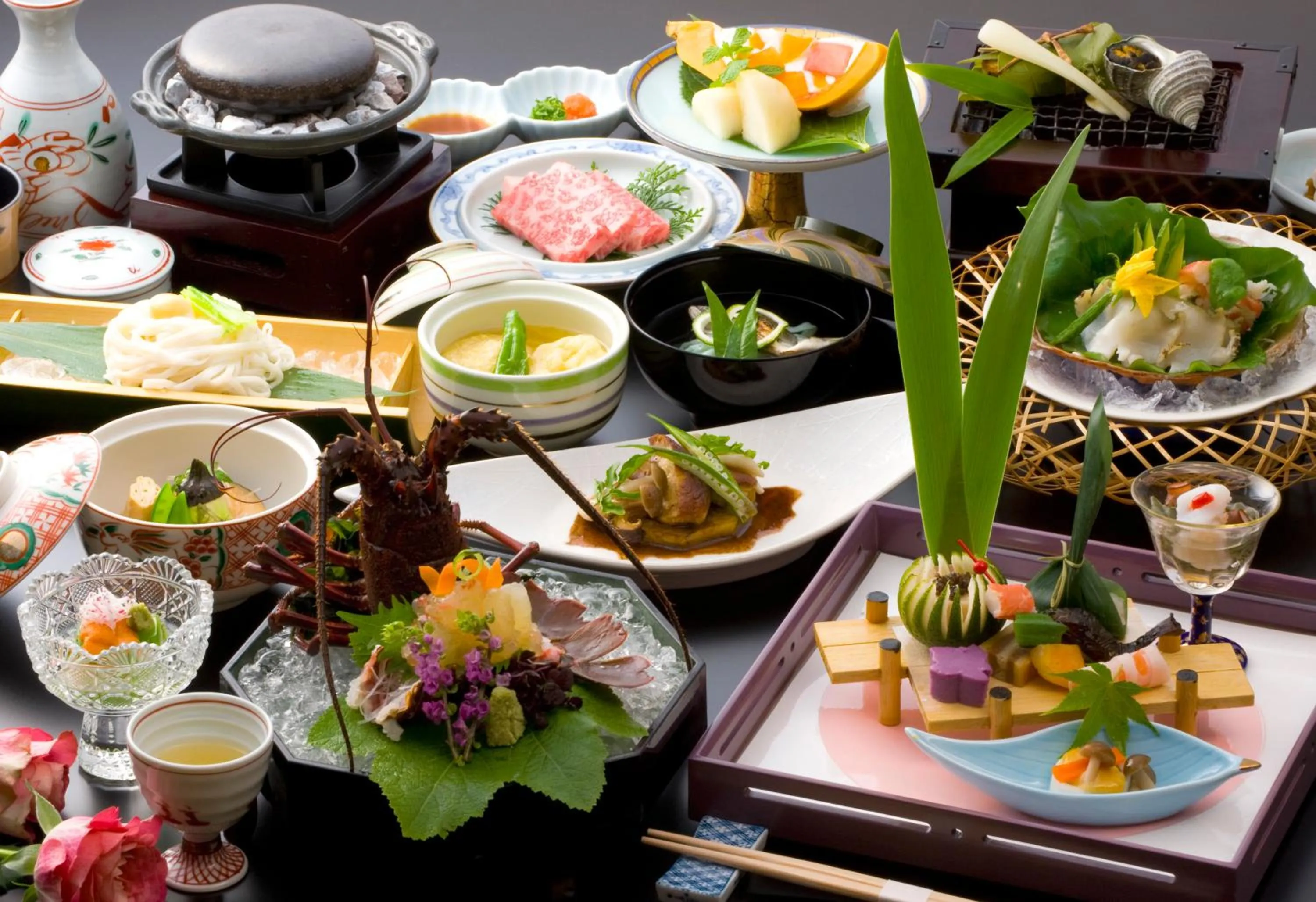 Food in Yufuin Santoukan