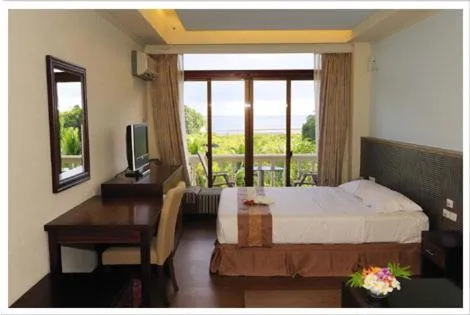 Photo of the whole room, Bed in Airai Water Paradise Hotel & Spa