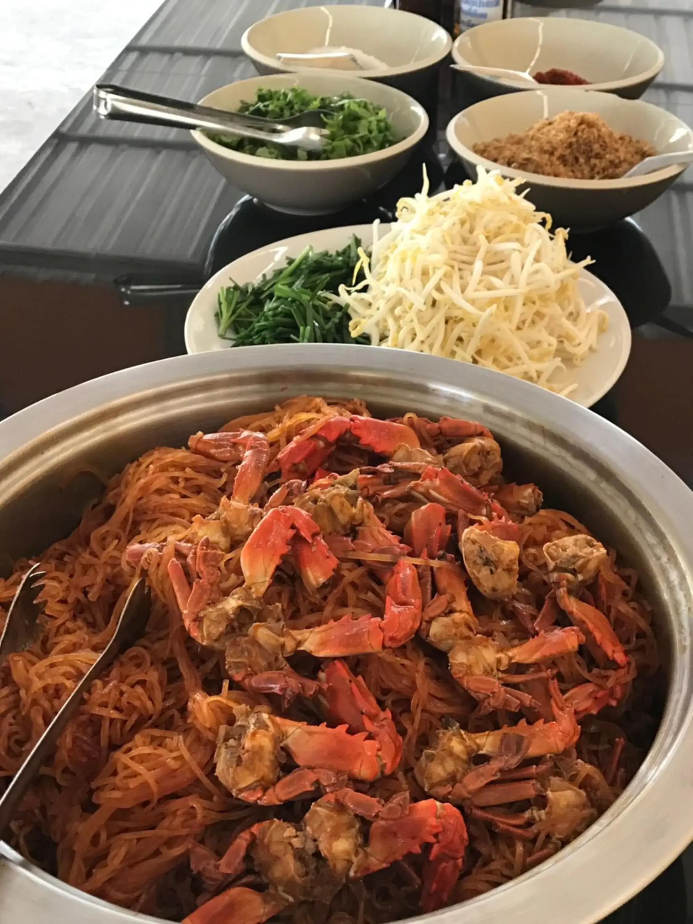 Breakfast in Sangtong Beach Resort Breakfast in Sangtong Beach Resort