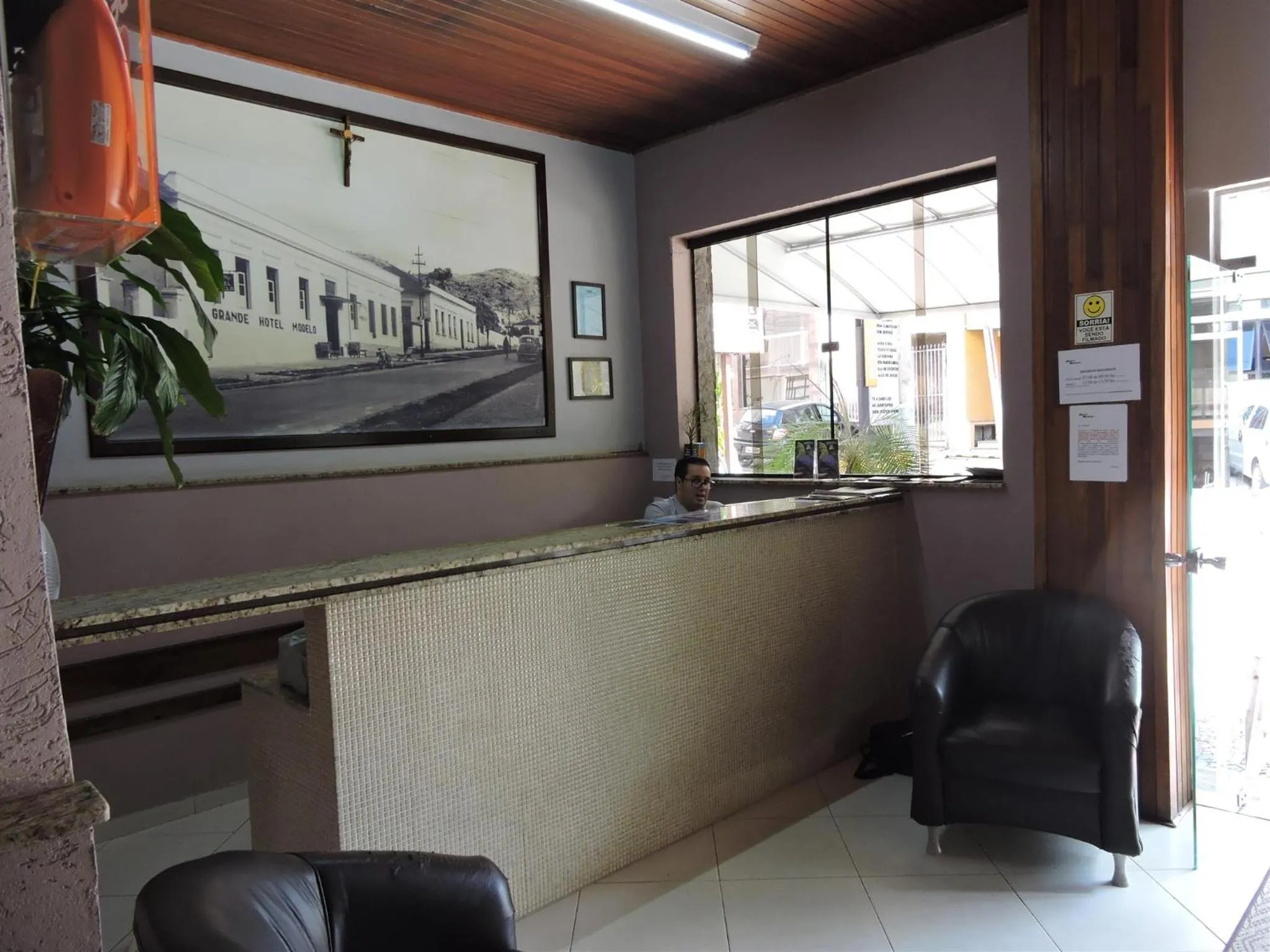 Lobby or reception in Hotel Modelo