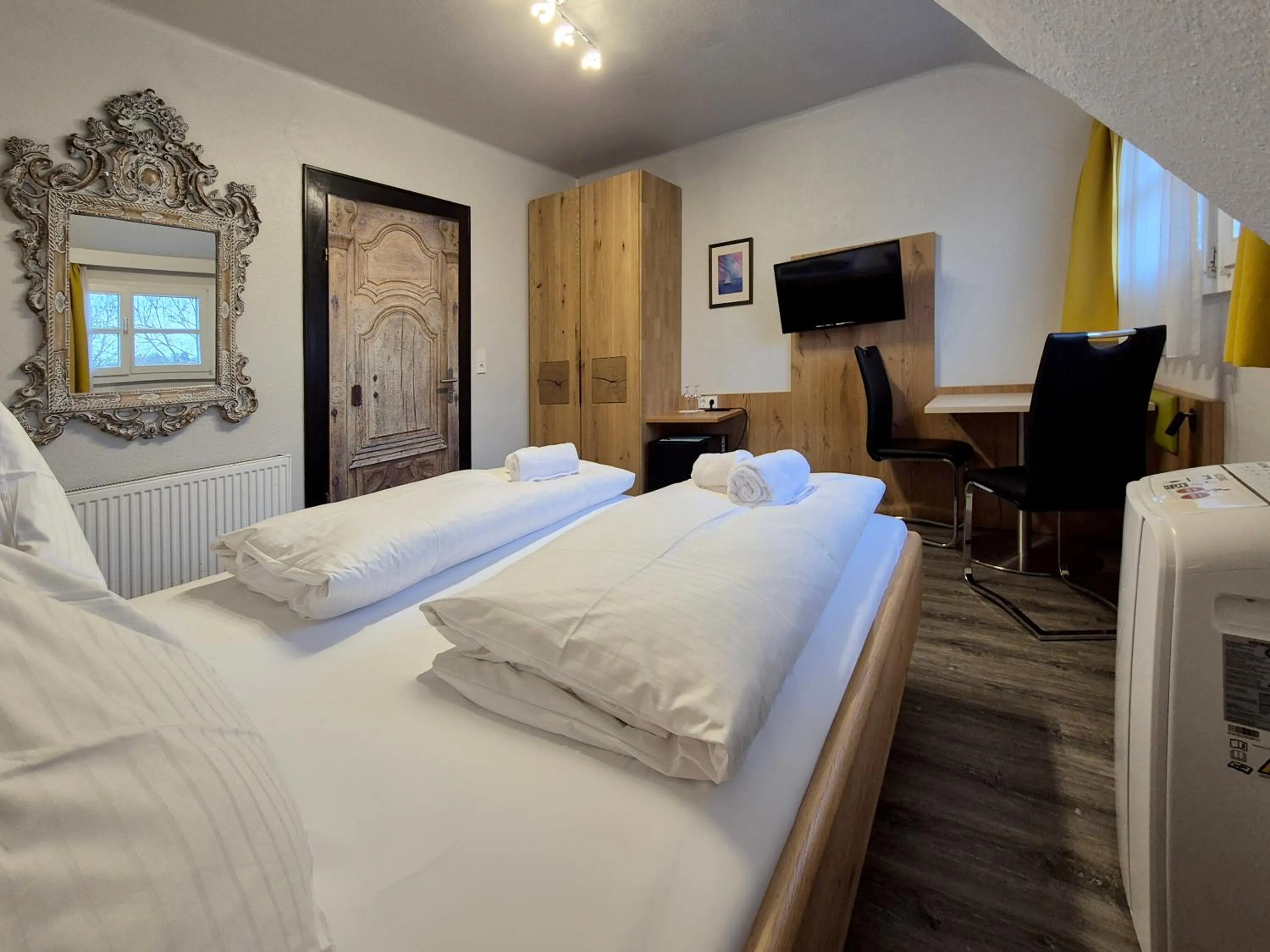 Bed in Hotel Mäuerle