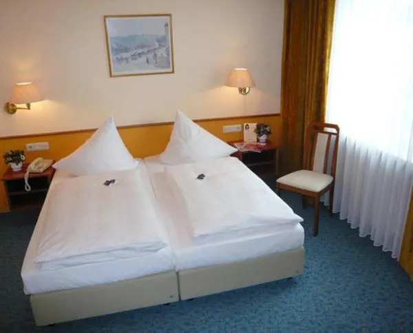 Bed in Hotel Strauss