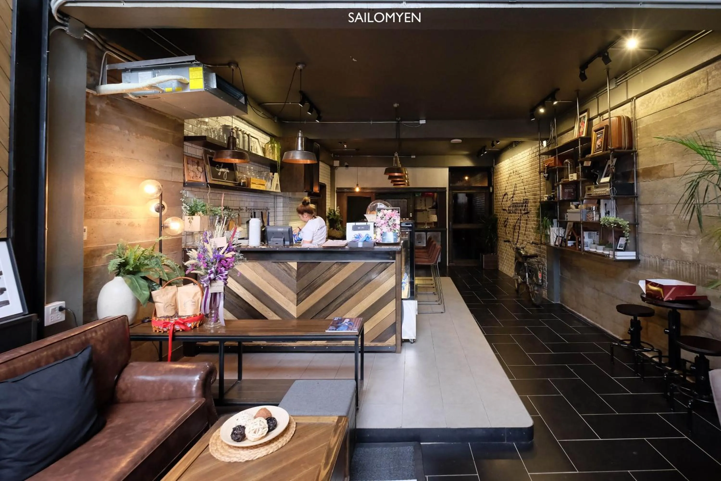 Lobby or reception in Sailomyen Hostel