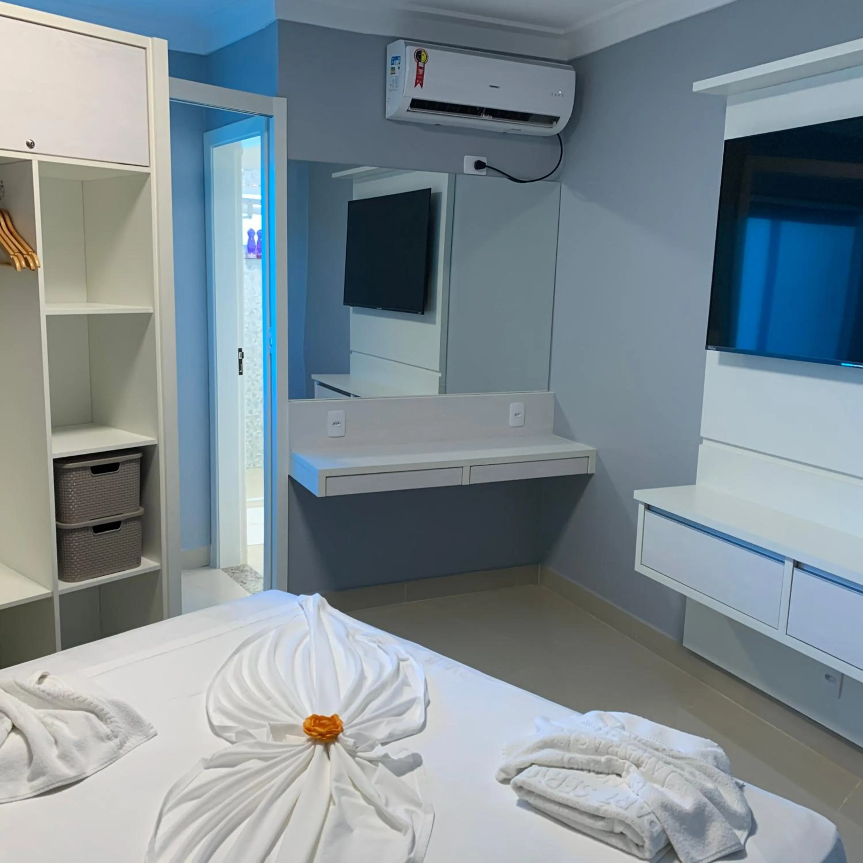 Bed in ARARAS Apart Hotel