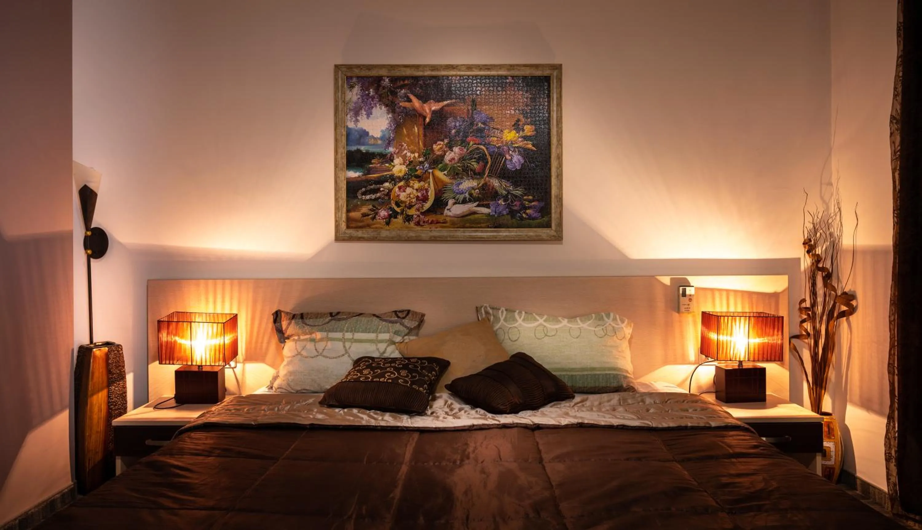 Bed in Kalypso Hotel