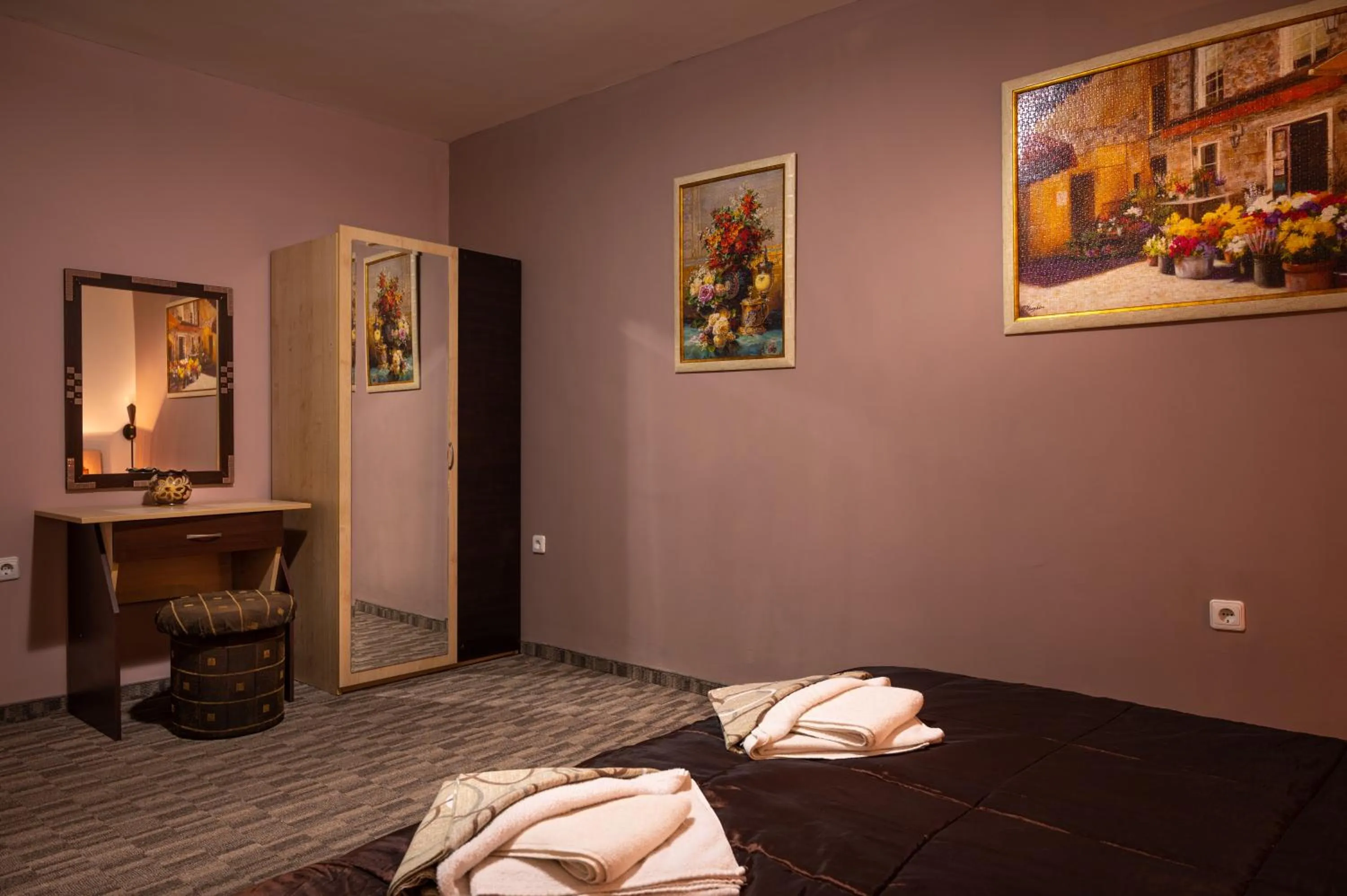 Bed in Kalypso Hotel