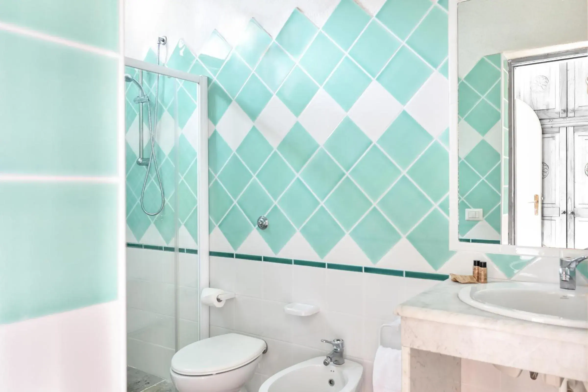 Bathroom in Arbatax Park Resort - Ville del Parco Bathroom in Arbatax Park Resort - Ville del Parco