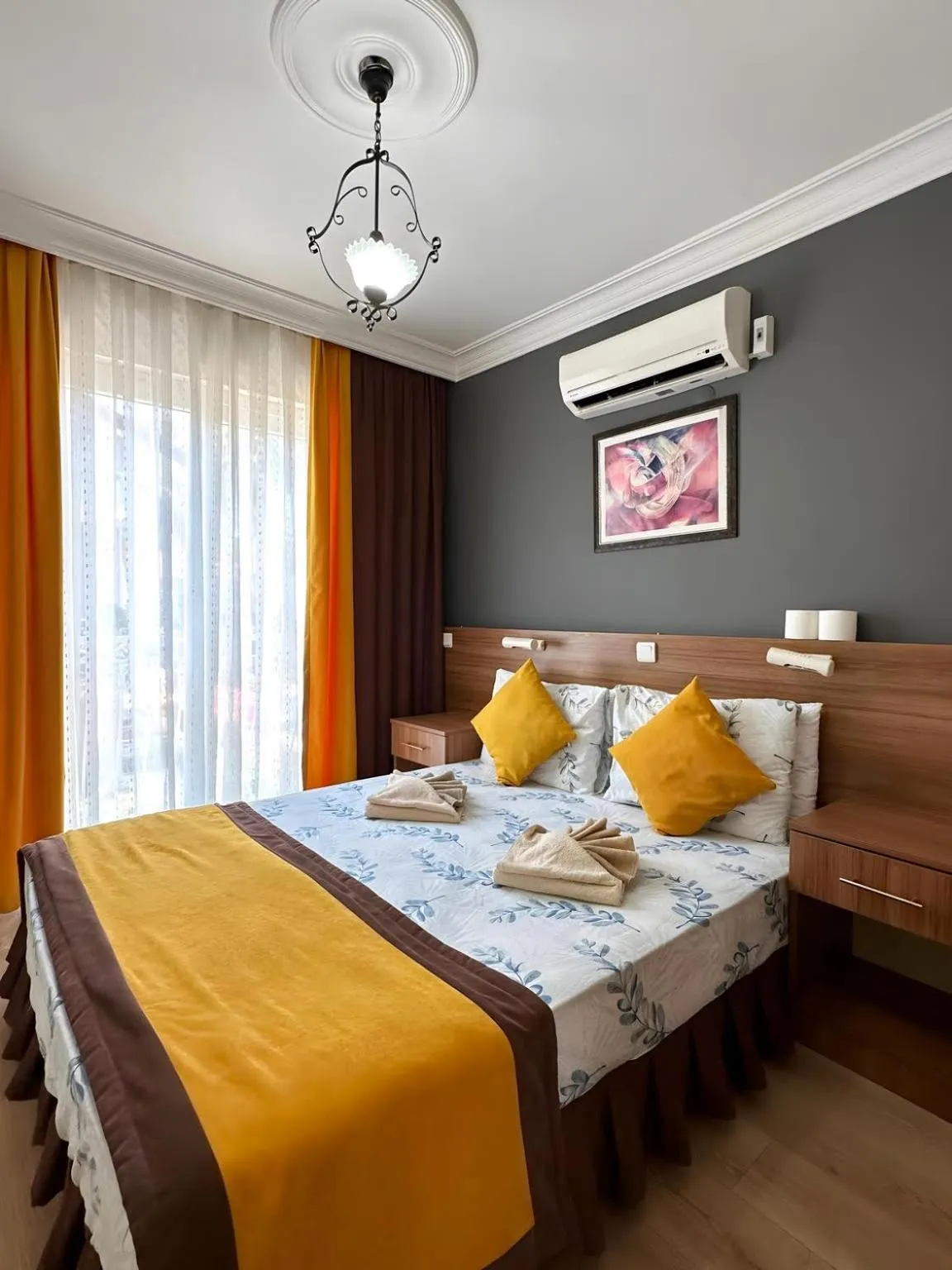 Bed in Villa Dolunay Apart Hotel