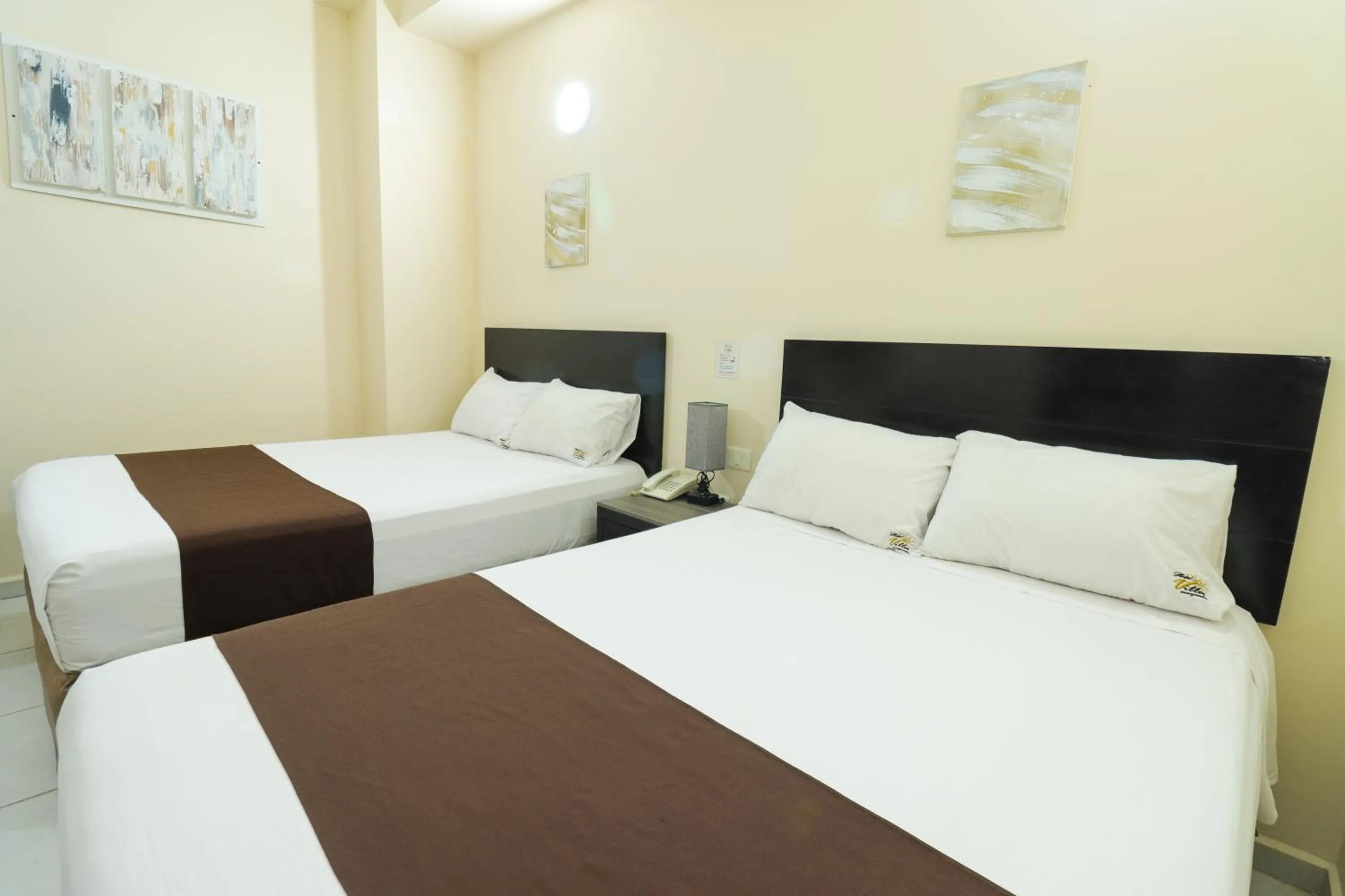 Bed in HOTEL VILLA MARGARITAS