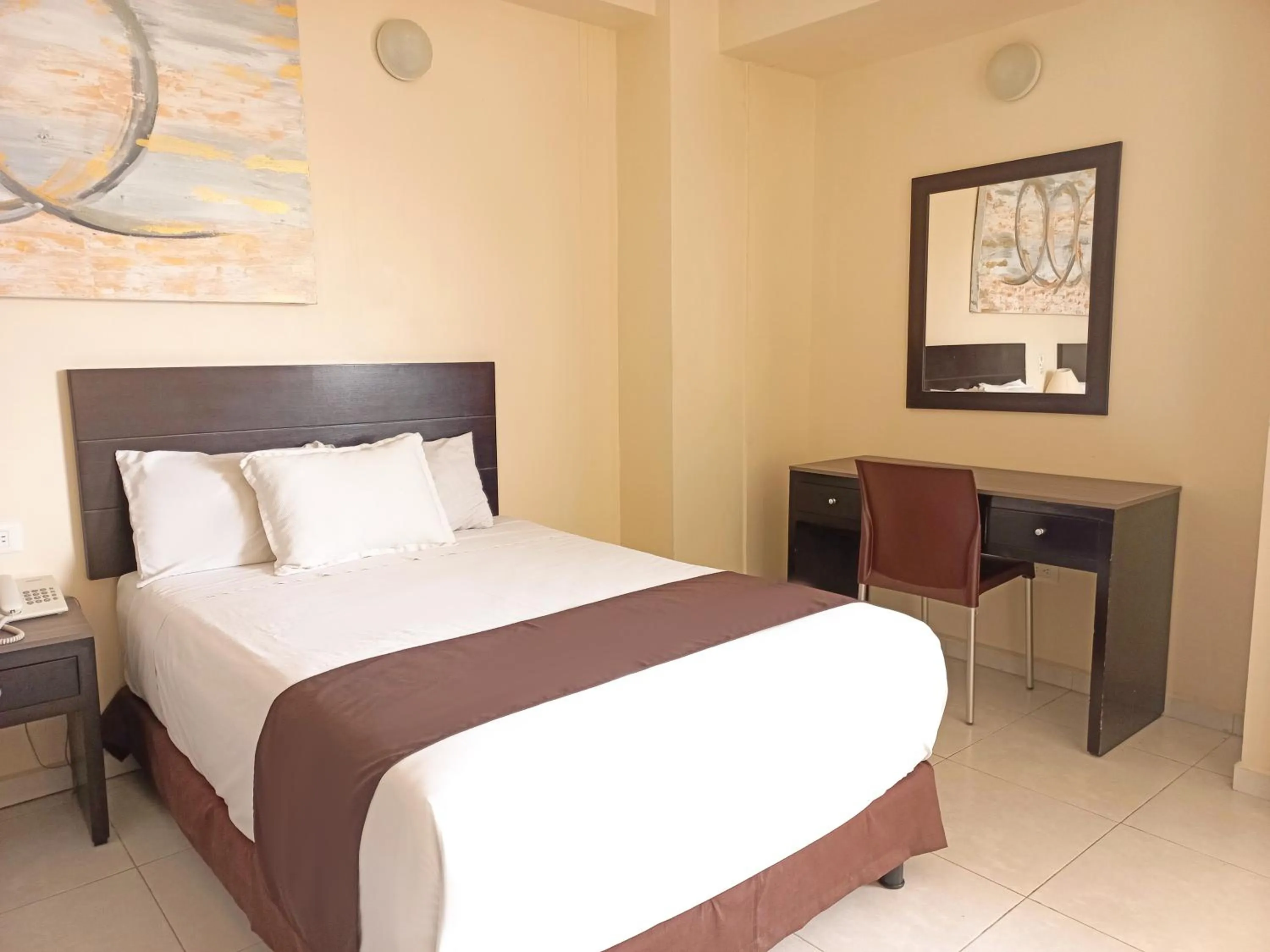 Bed in HOTEL VILLA MARGARITAS