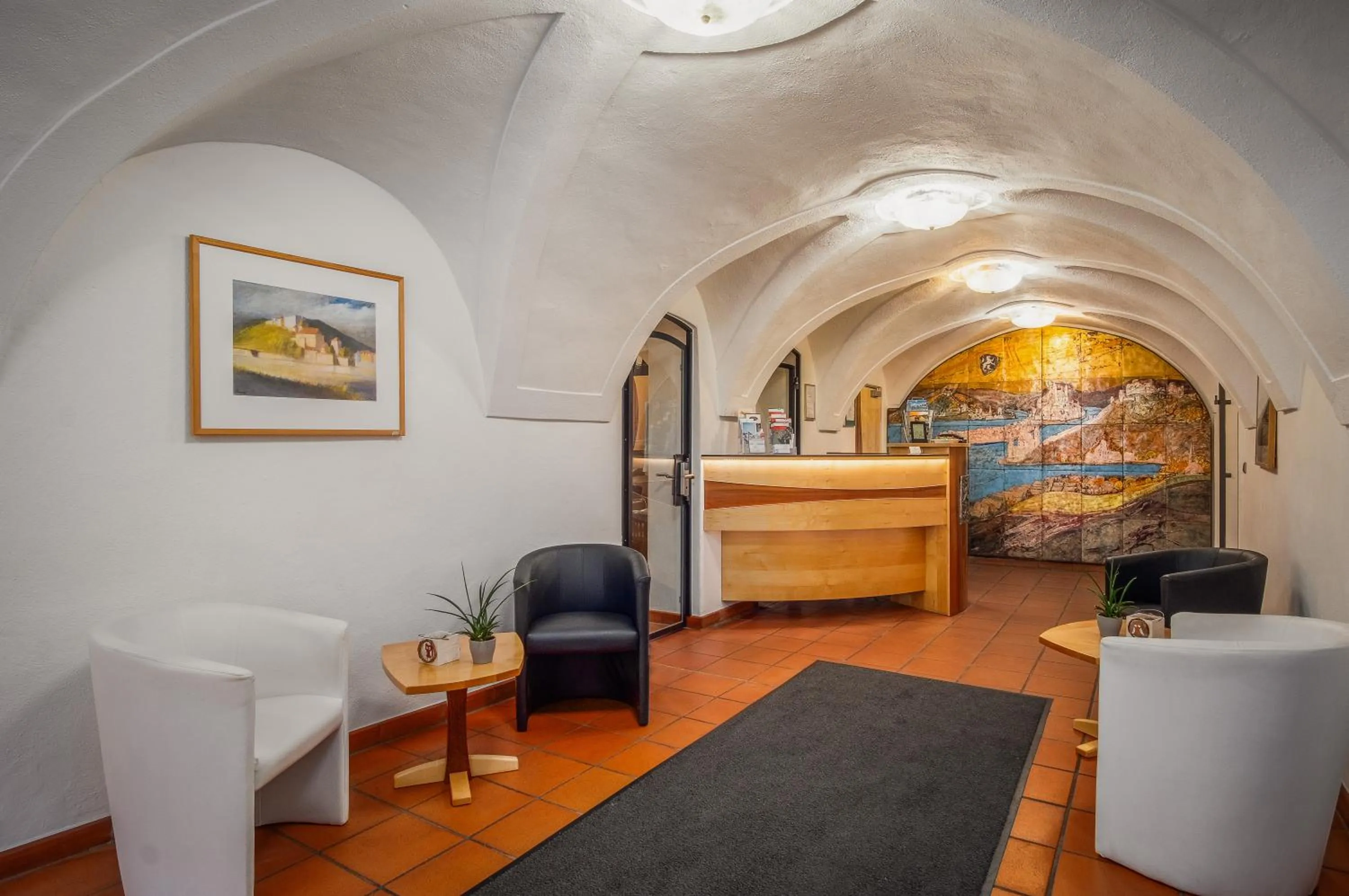 Lobby or reception in Hotel Passauer Wolf