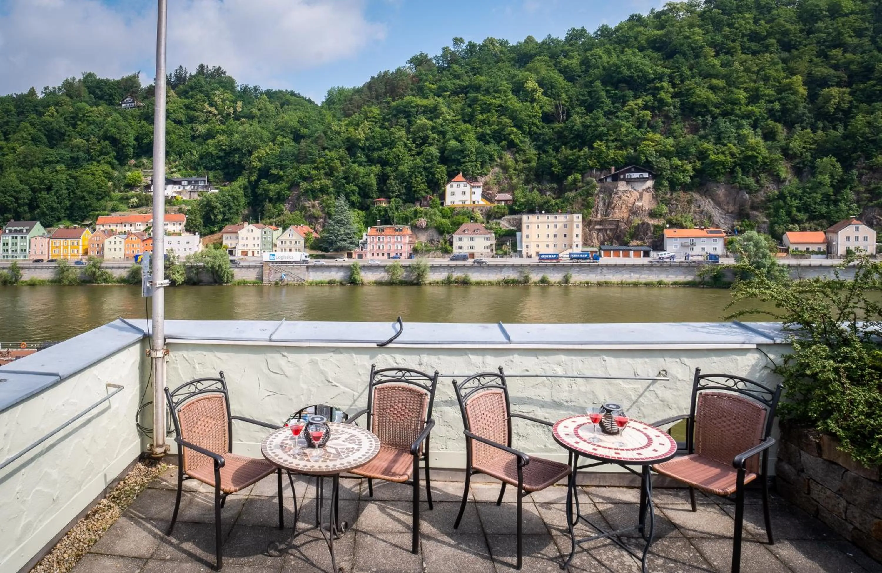 Balcony/Terrace in Hotel Passauer Wolf