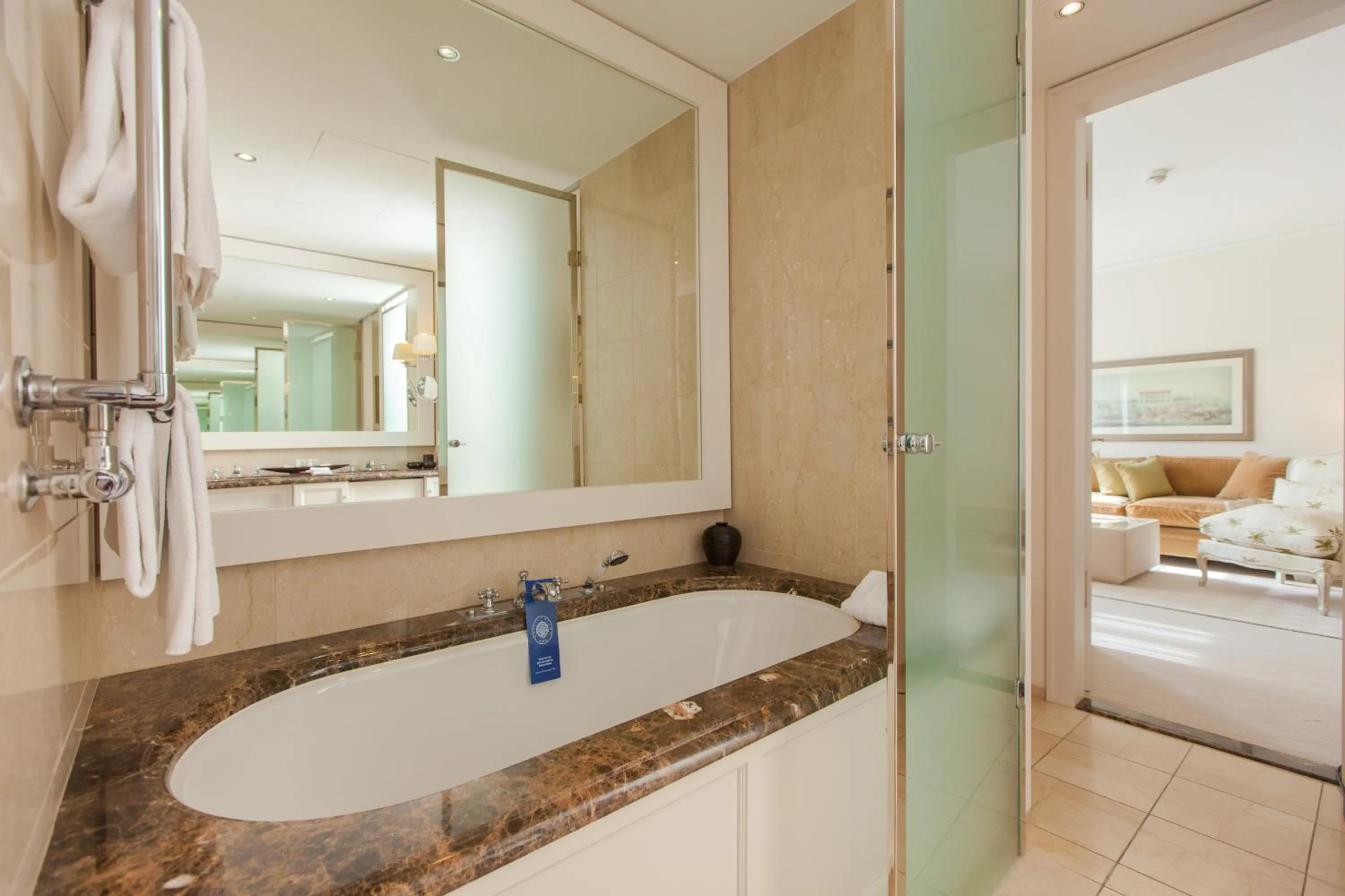 Bathroom, Bed in Grand Hotel Heiligendamm - The Leading Hotels of the World