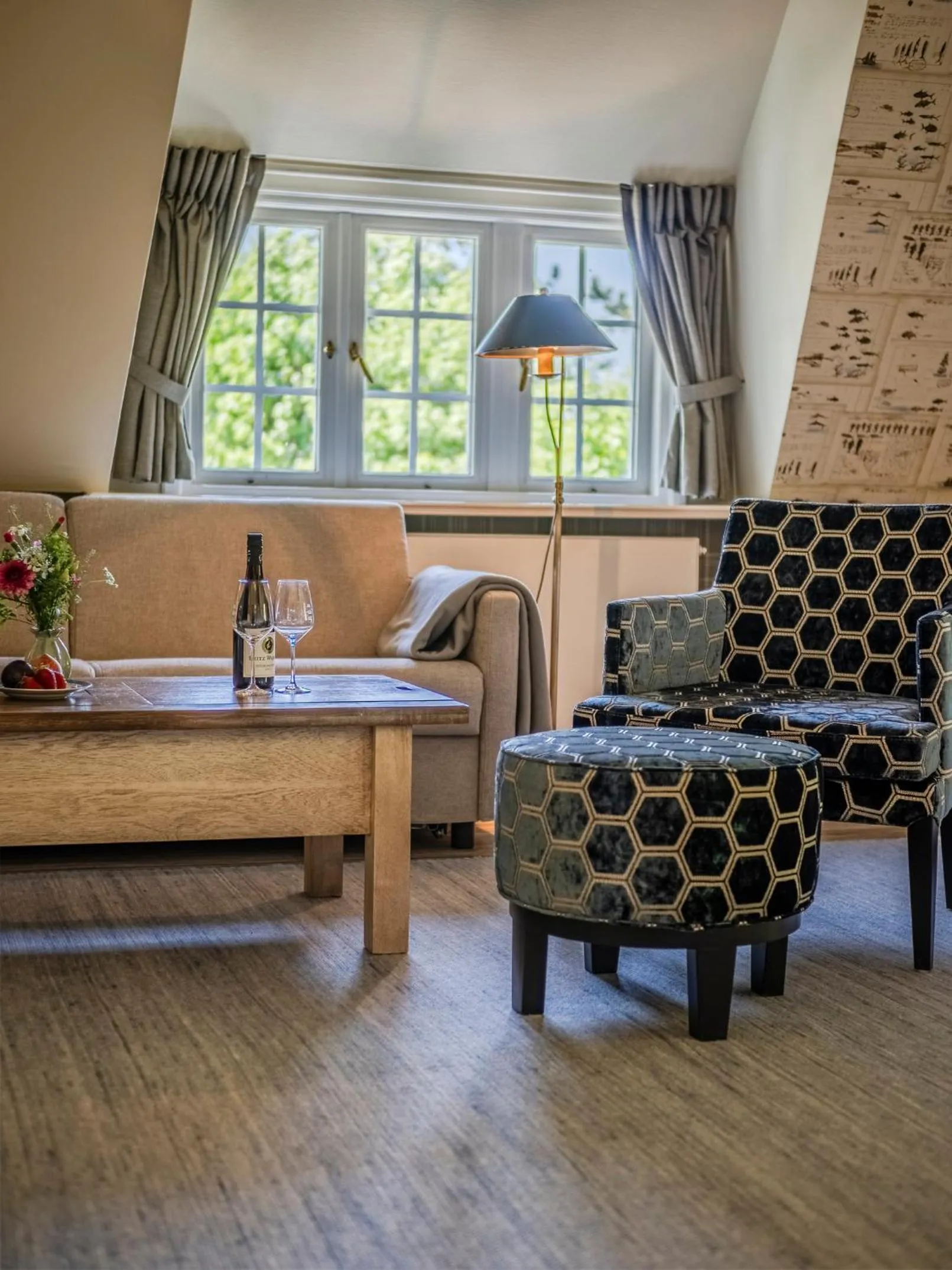 Seating area in Boutiquehotel Seiler Hof Keitum