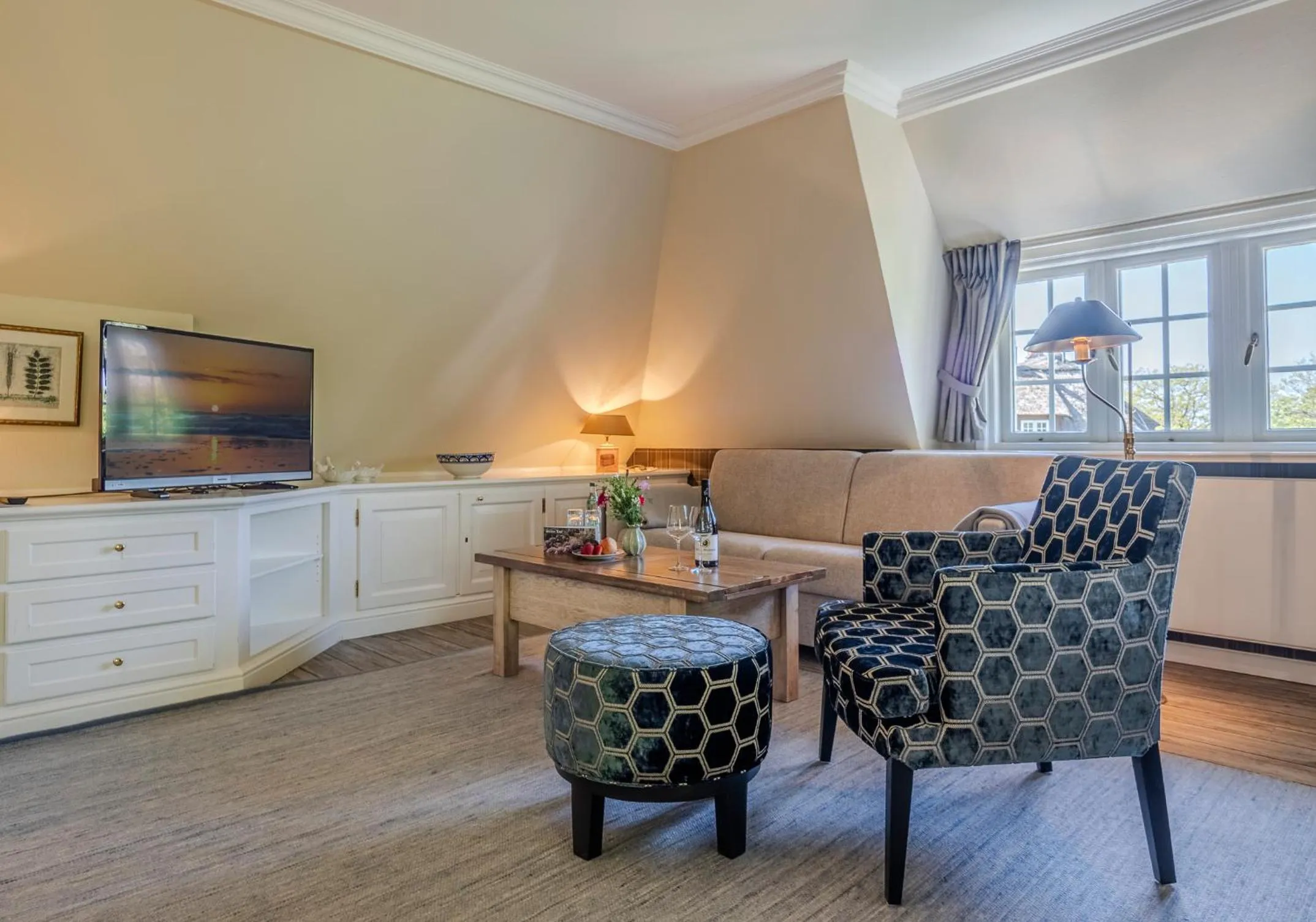 Seating area in Boutiquehotel Seiler Hof Keitum