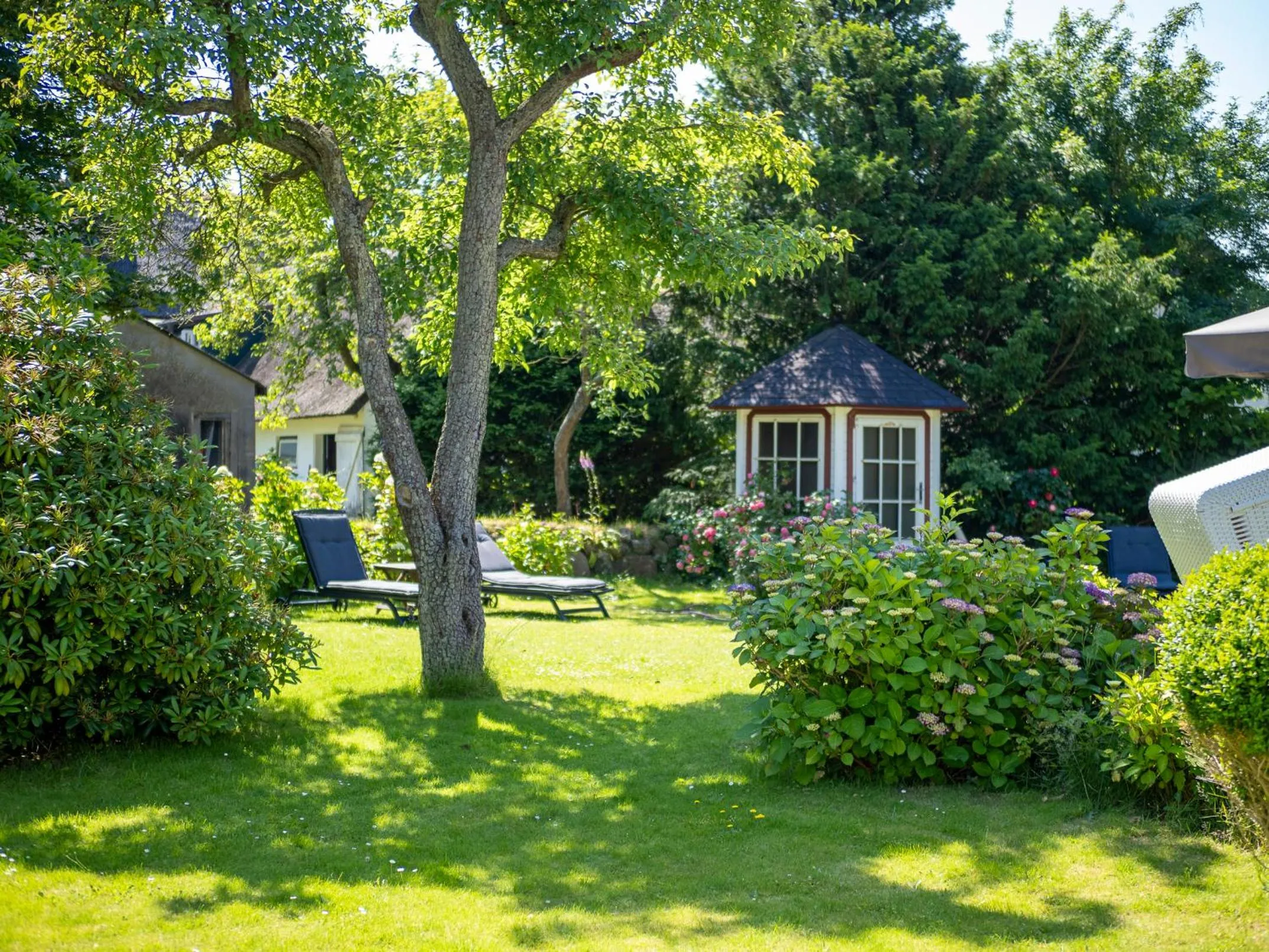Garden in Boutiquehotel Seiler Hof Keitum