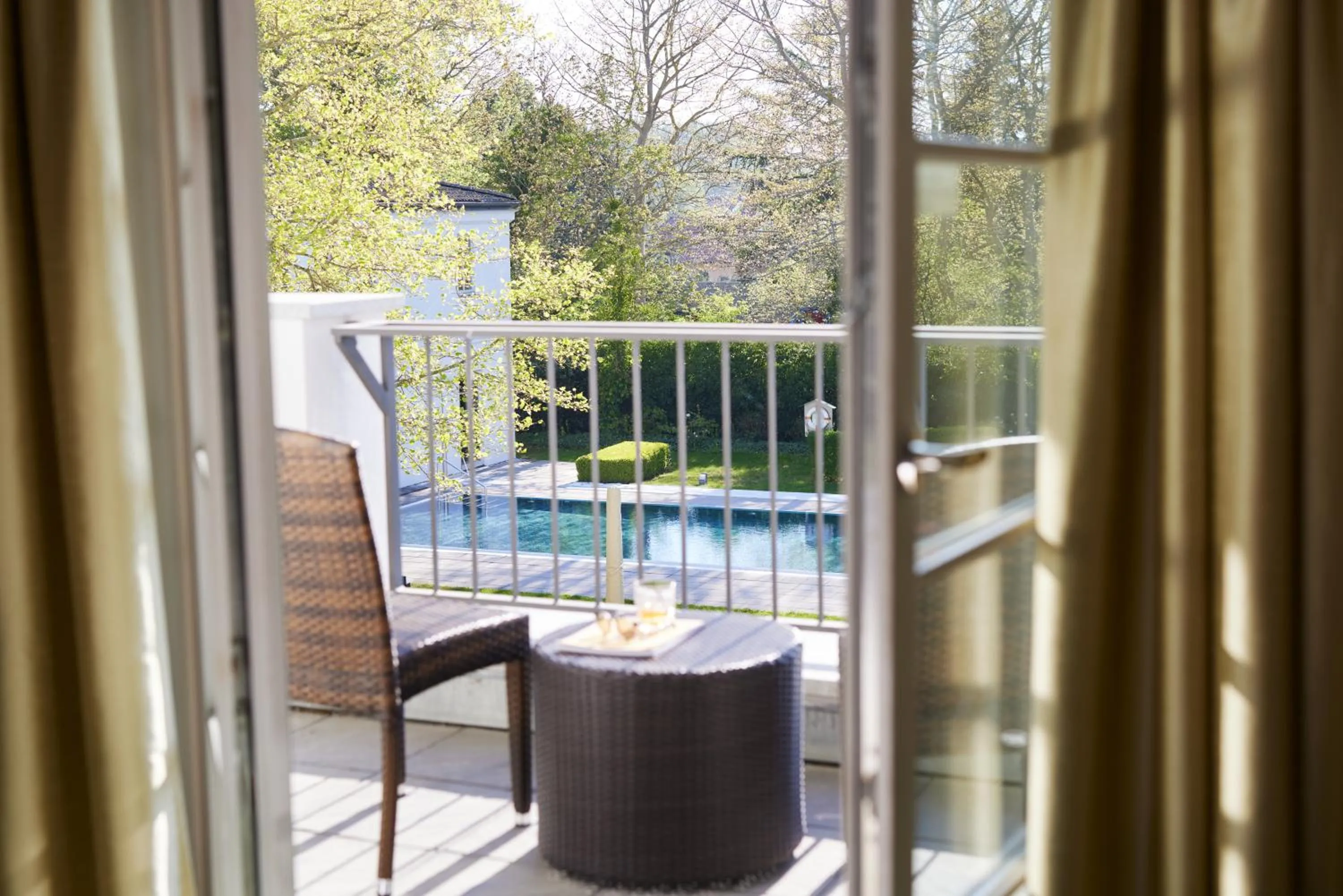 Garden view in Strandhotel Zingst