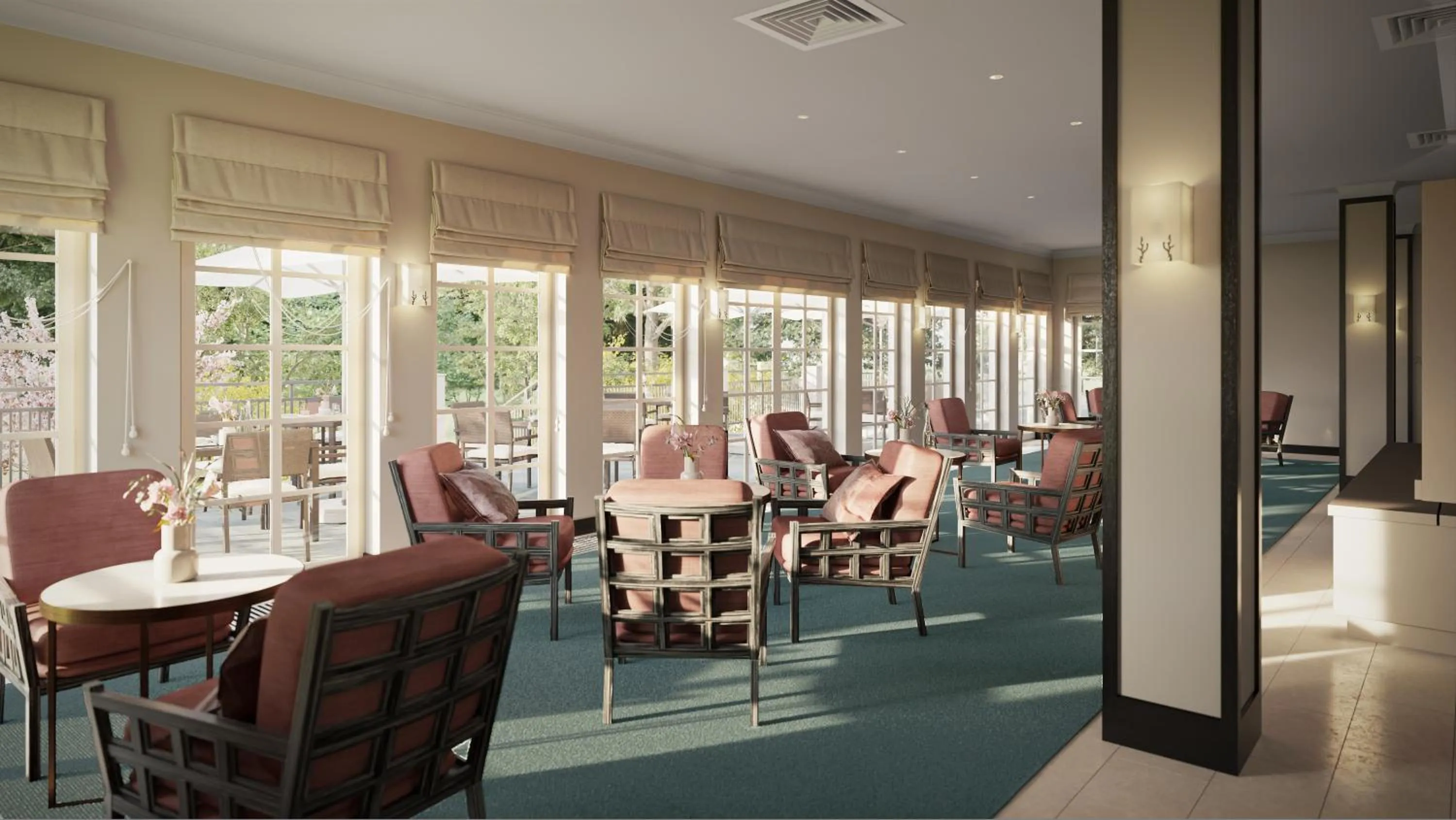 Lobby or reception in Strandhotel Zingst