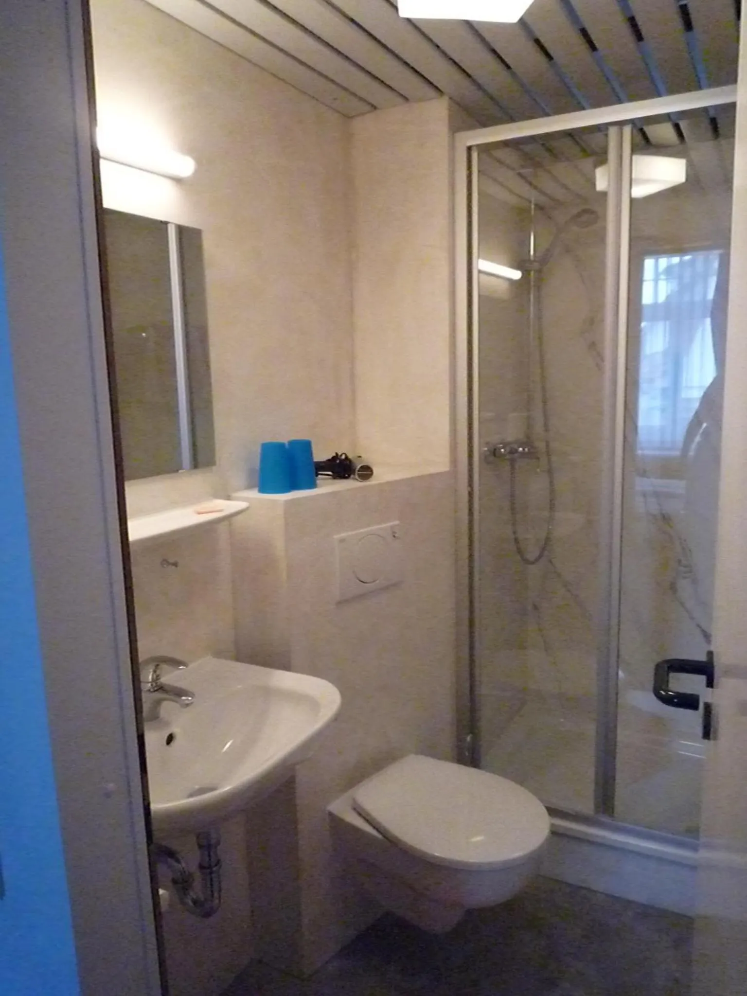 Bathroom in TIPTOP Hotel Garni Pfauen