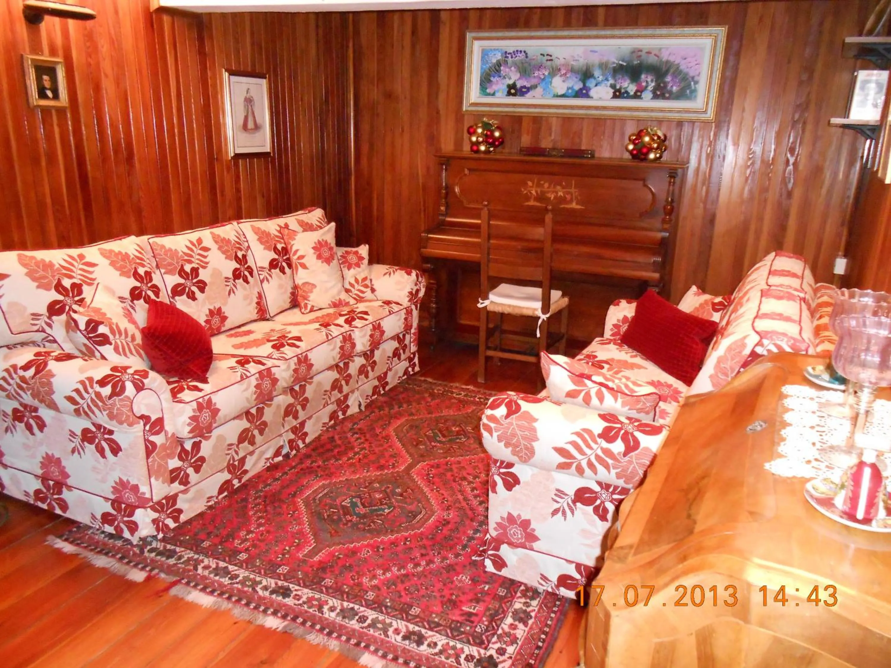 Seating area in B&B La Pilastrina