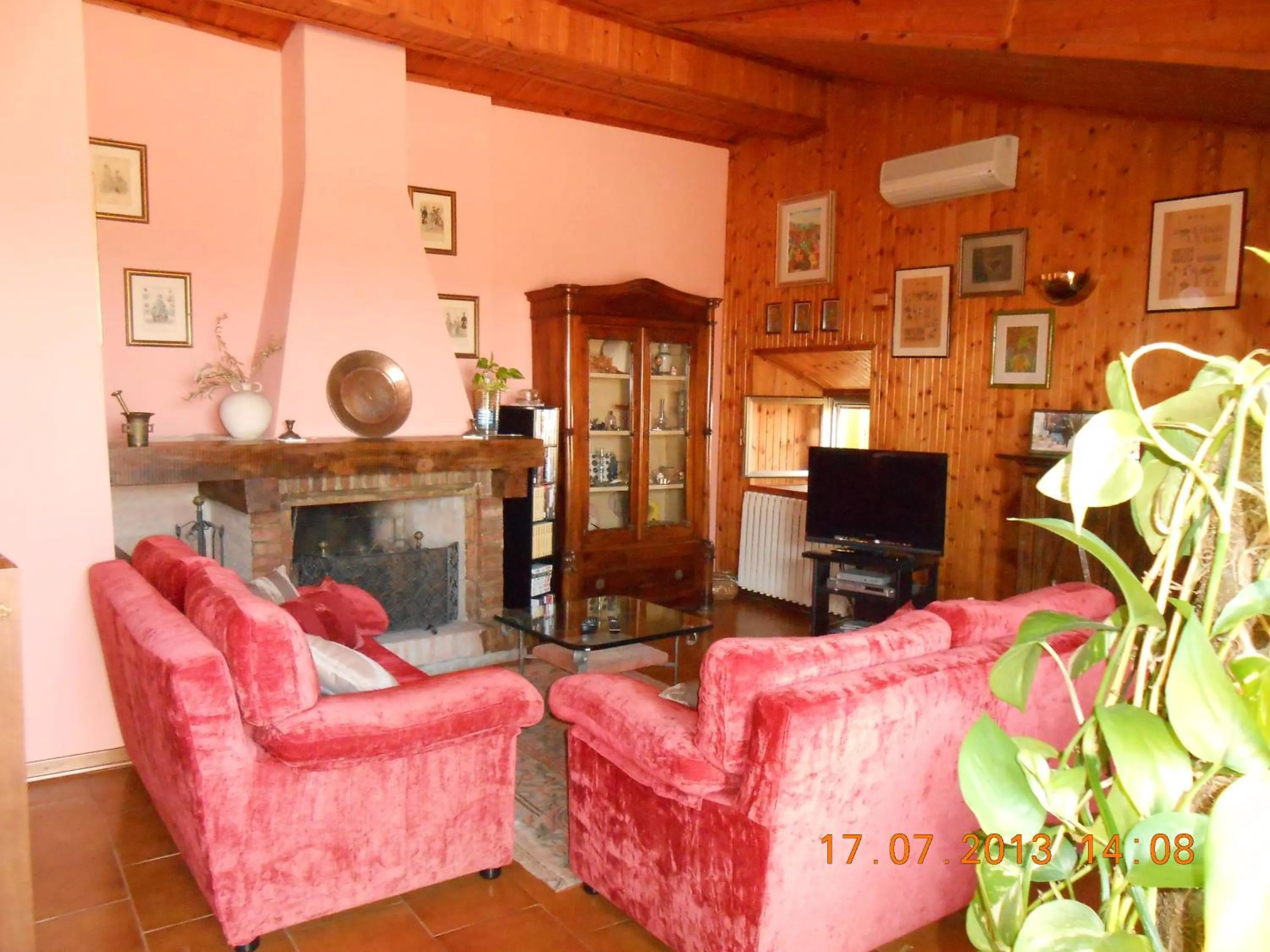 Seating area in B&B La Pilastrina