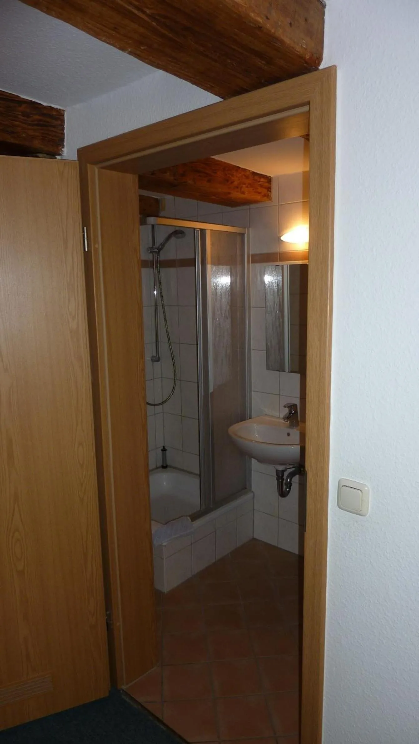 Shower in Altstadt Pension Hafenblick