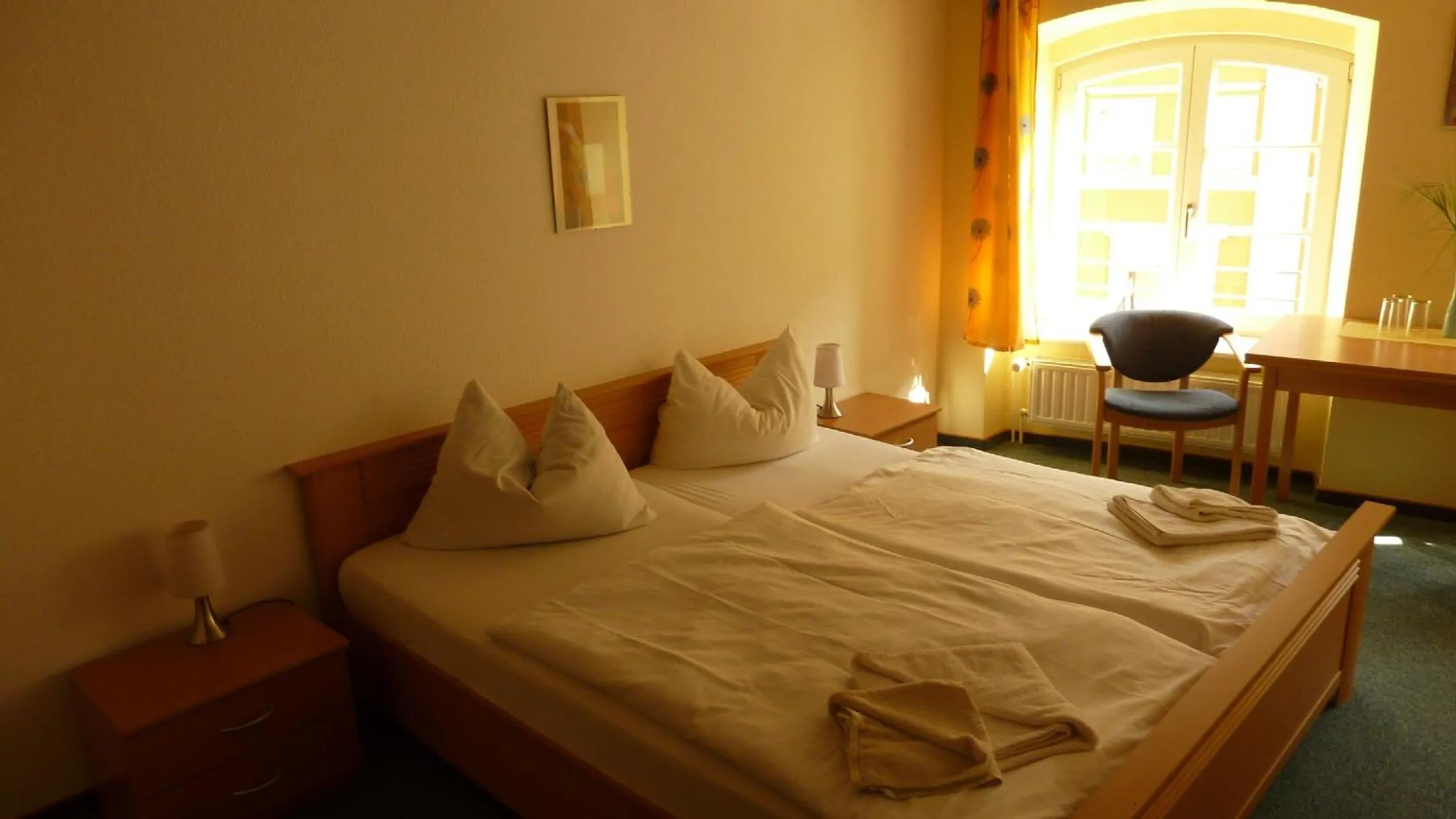 Bed in Altstadt Pension Hafenblick