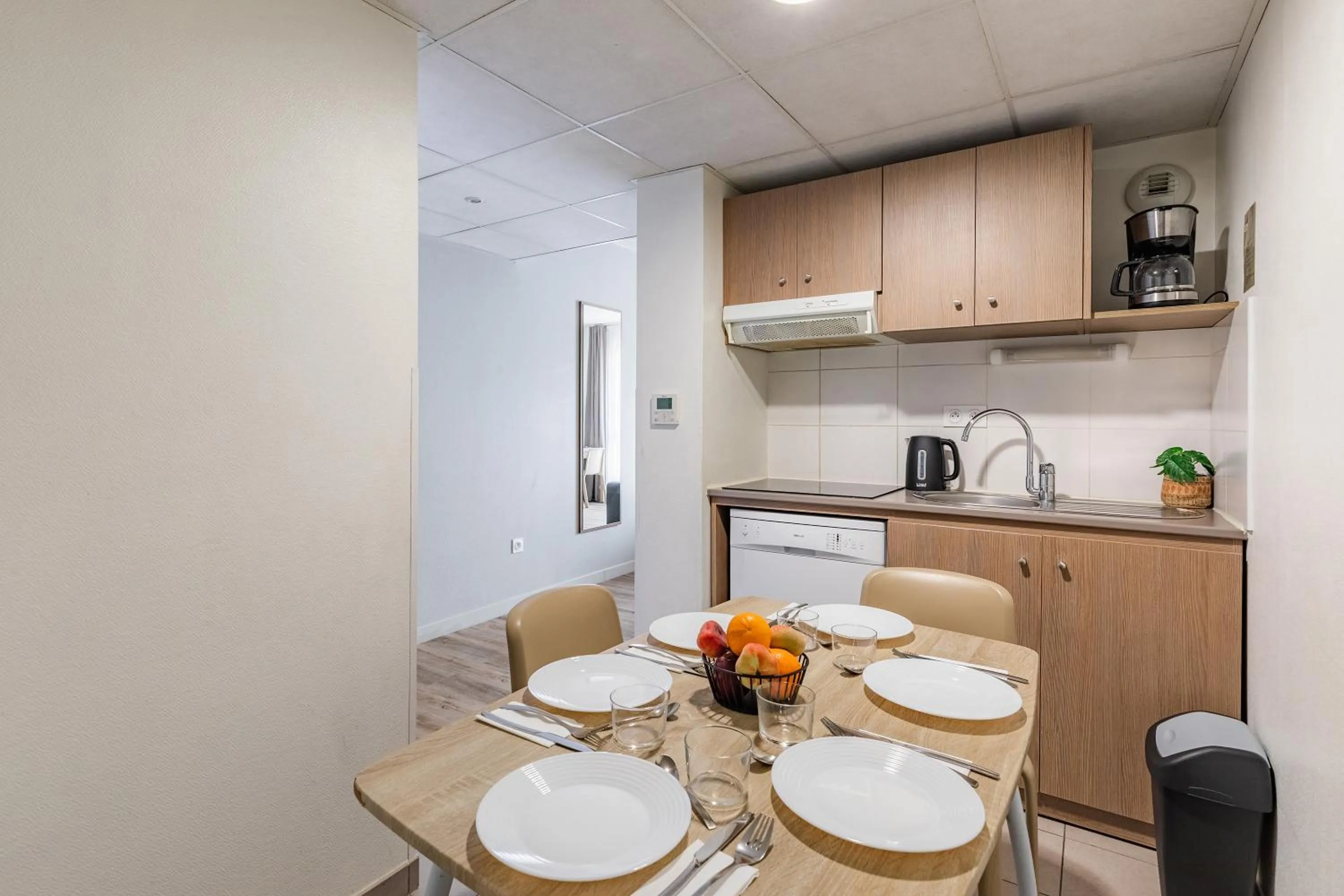 Coffee/tea facilities in Appart'City Confort Perpignan Centre Gare