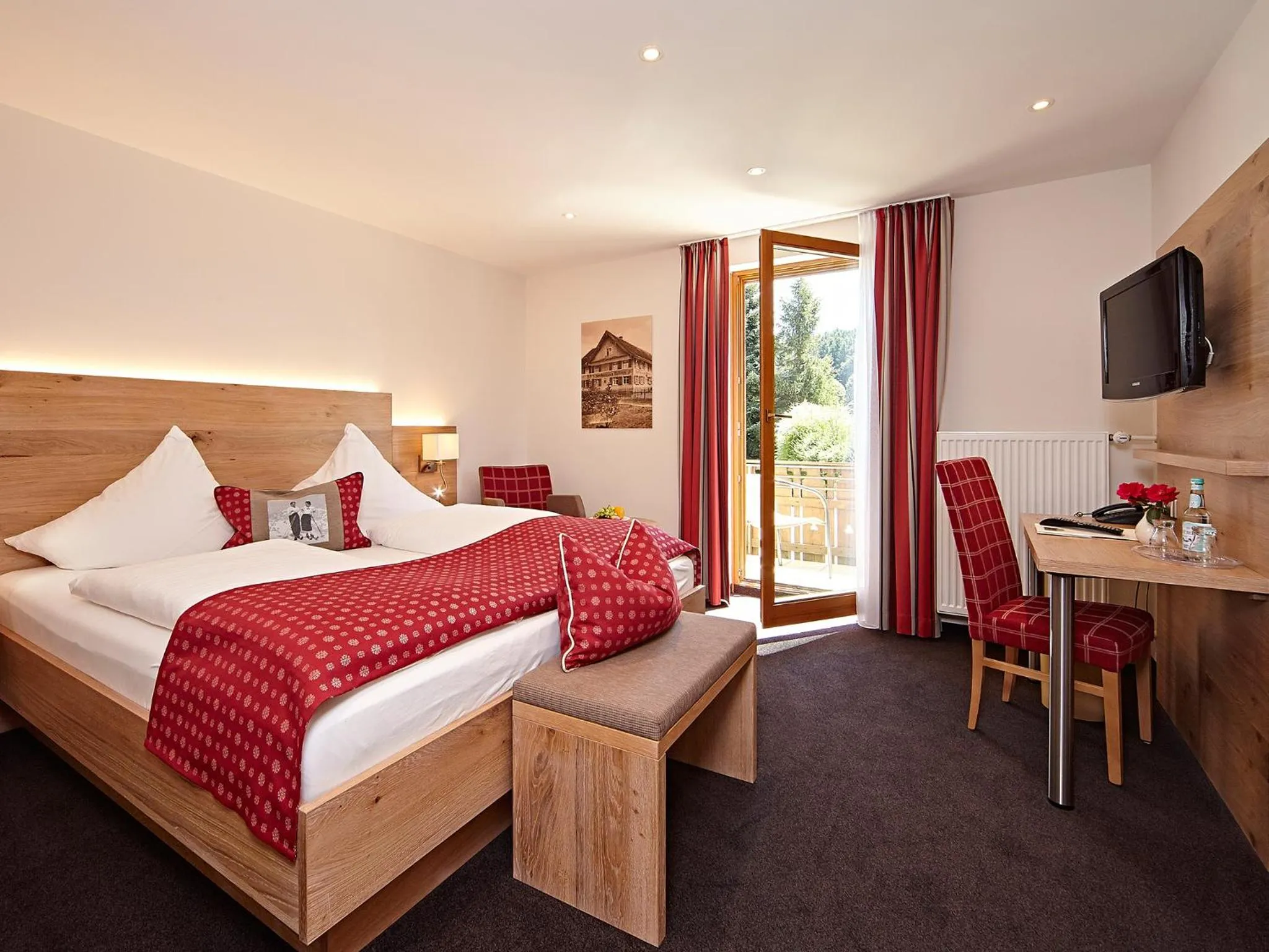 Bed in Landhotel Mohren