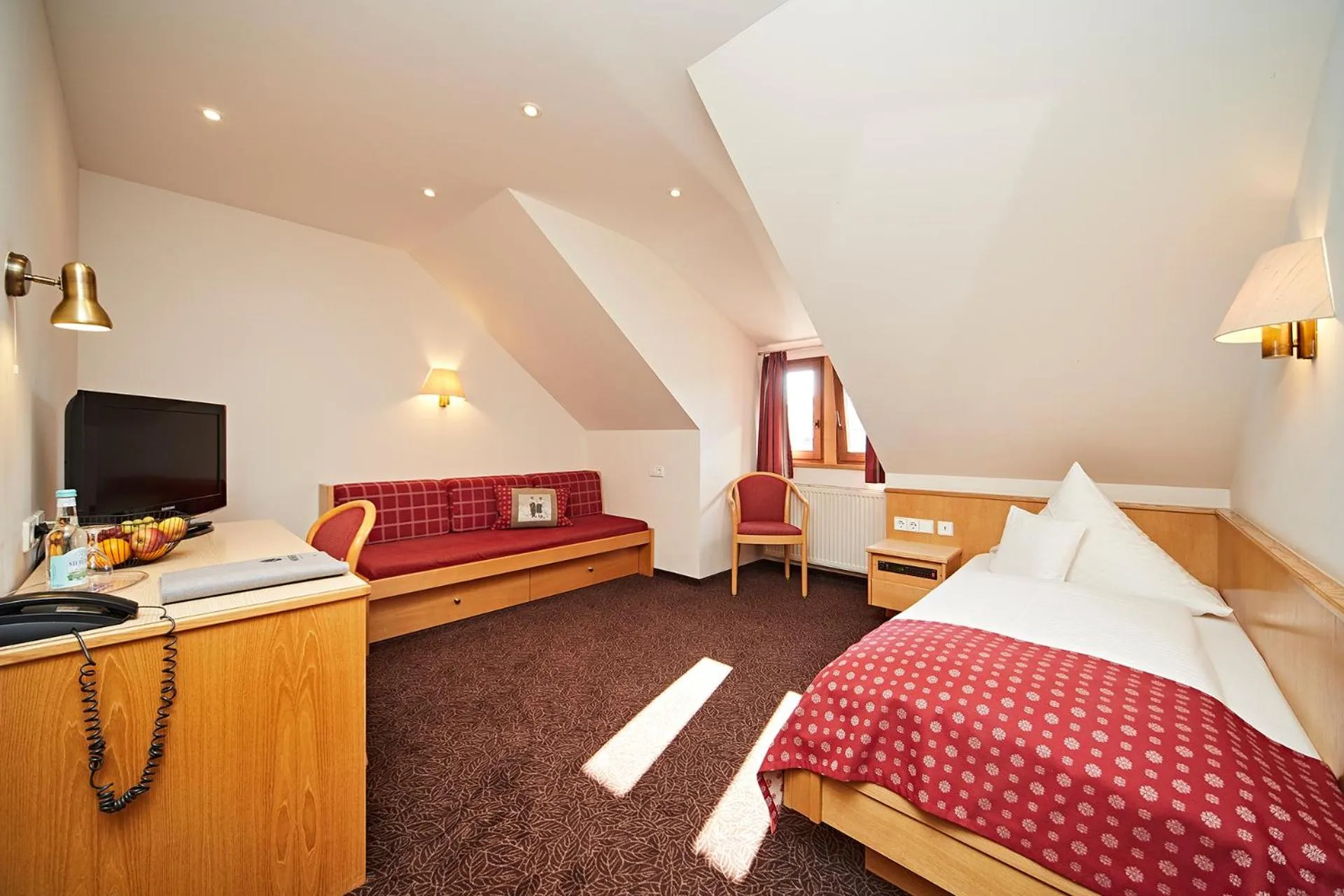 Photo of the whole room, Bed in Landhotel Mohren