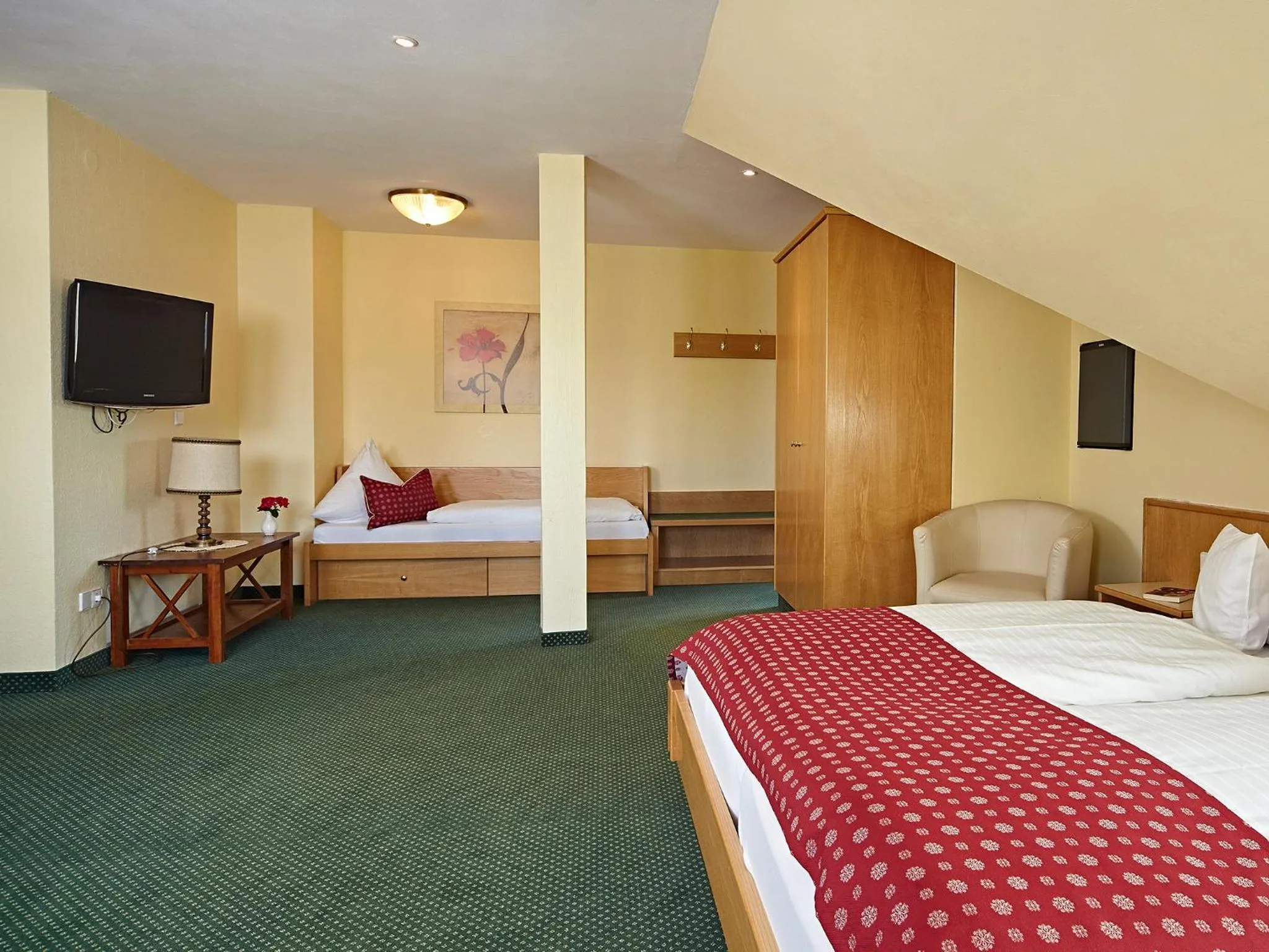 Bed in Landhotel Mohren