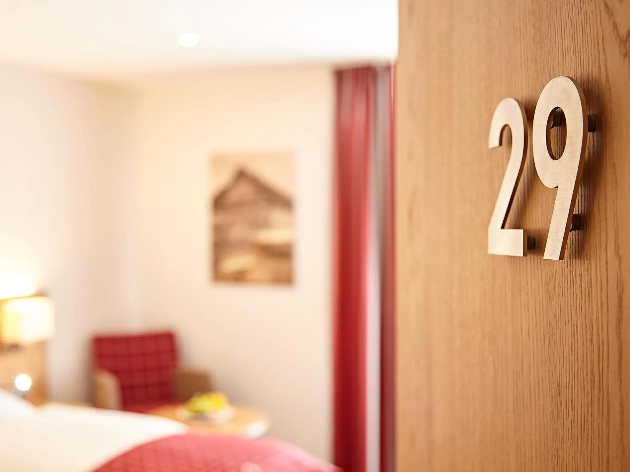 Decorative detail, Bed in Landhotel Mohren