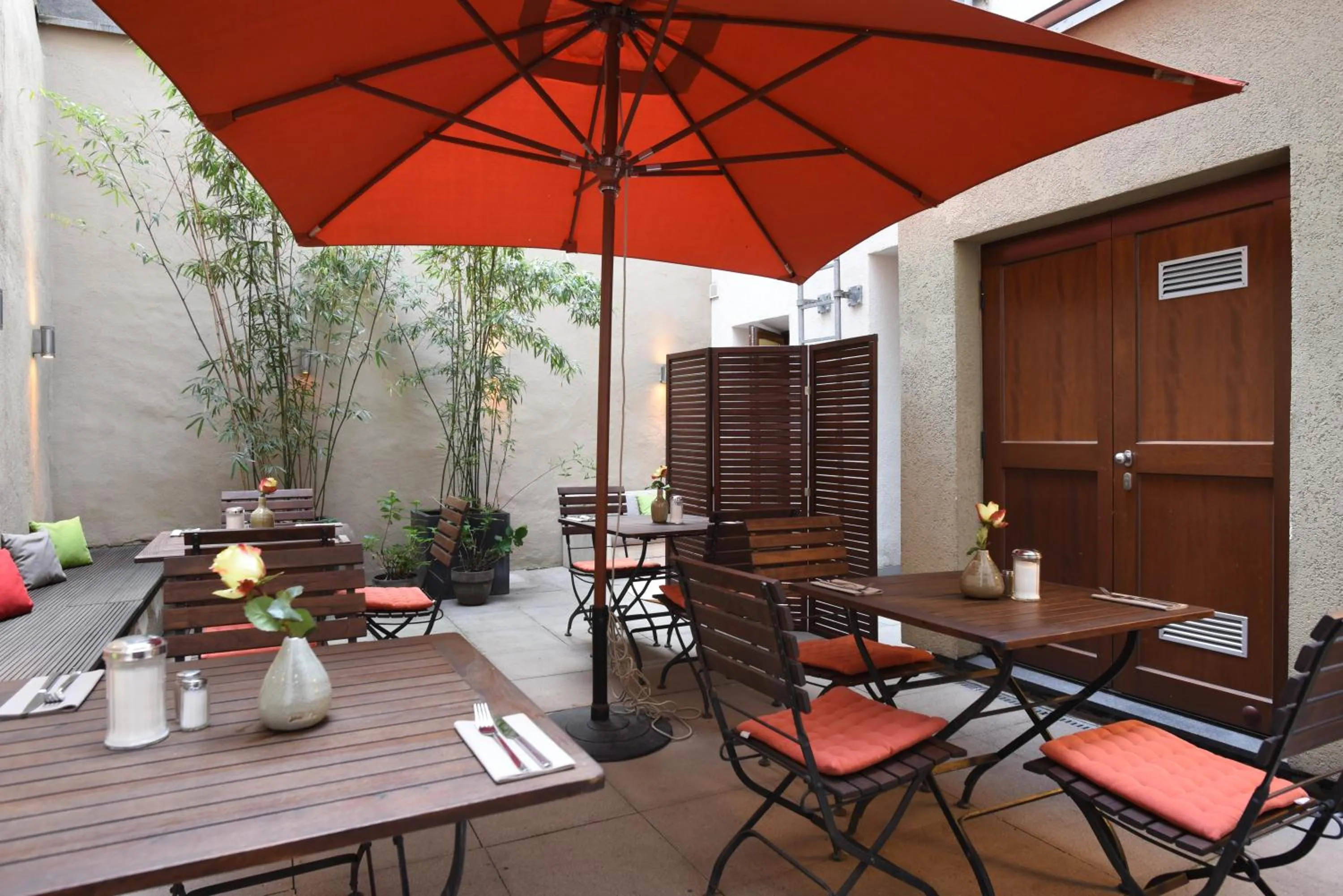 Patio in Hotel Casa Colonia