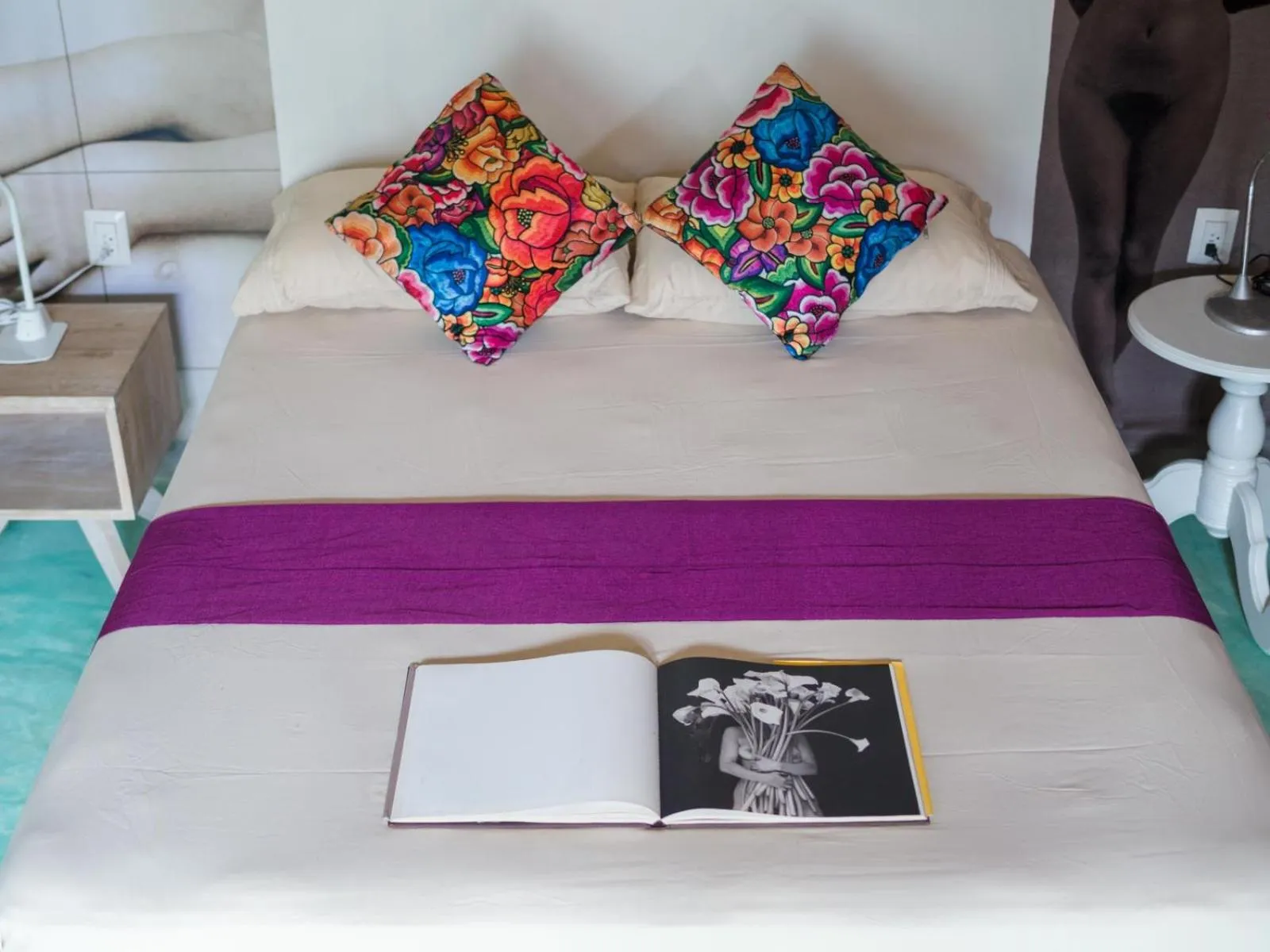 Bed in Hotel Pochote Mazunte