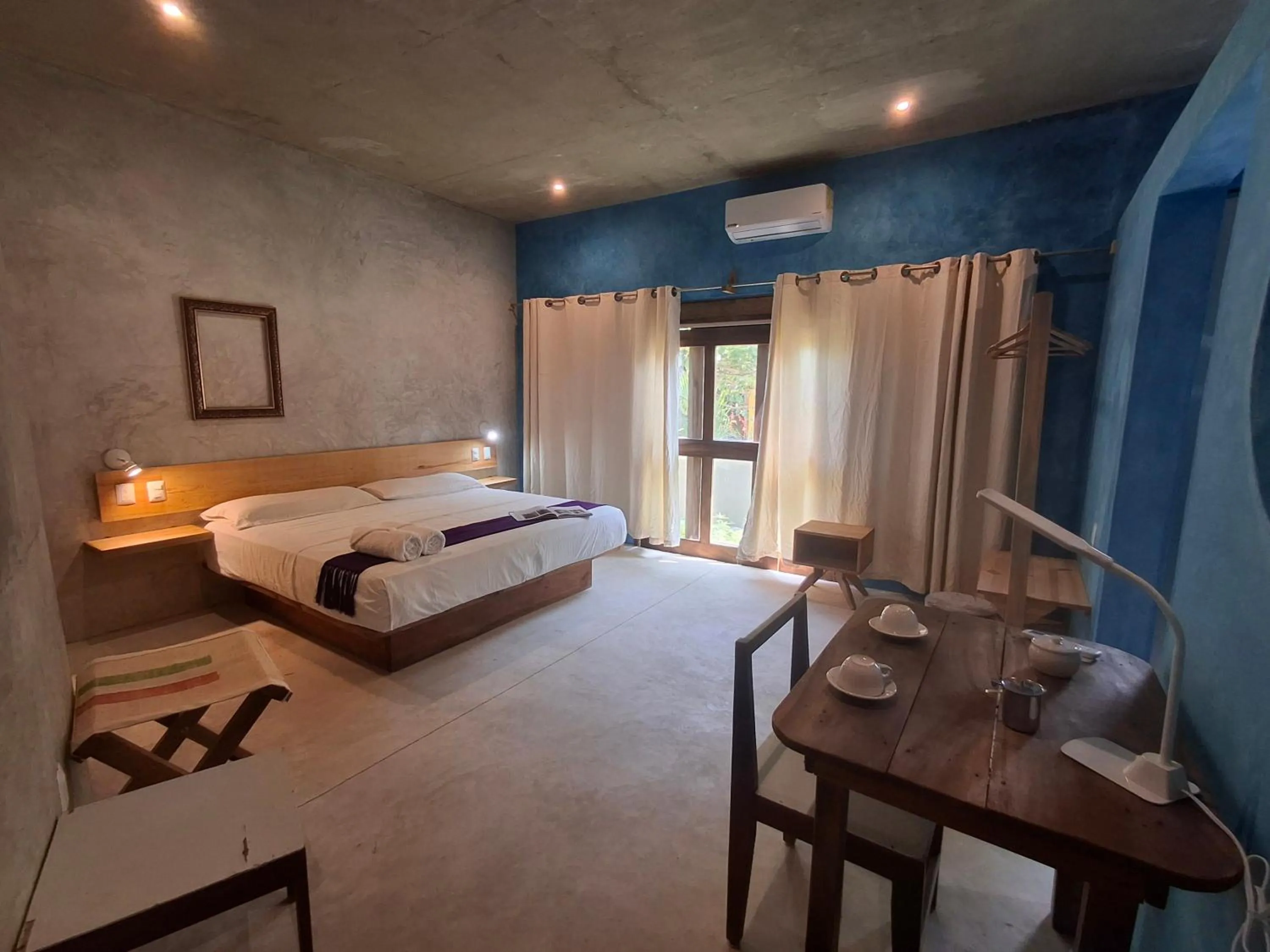 Bed in Hotel Pochote Mazunte