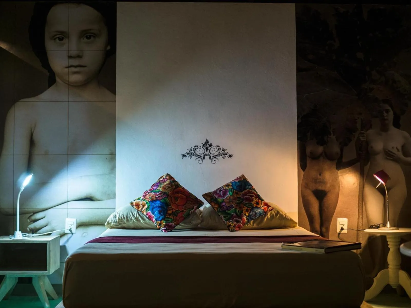 Bed in Hotel Pochote Mazunte