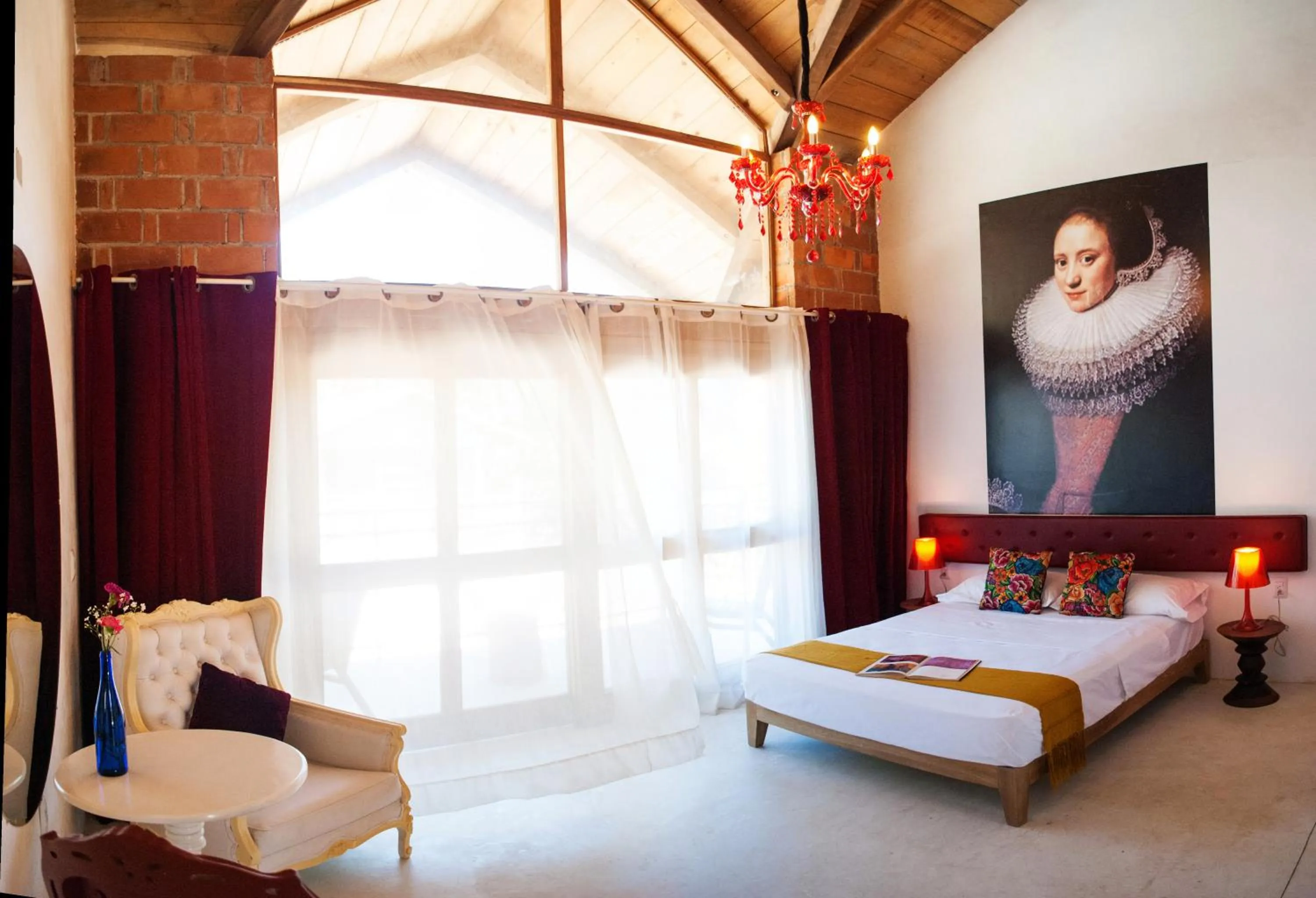 Bed in Hotel Pochote Mazunte