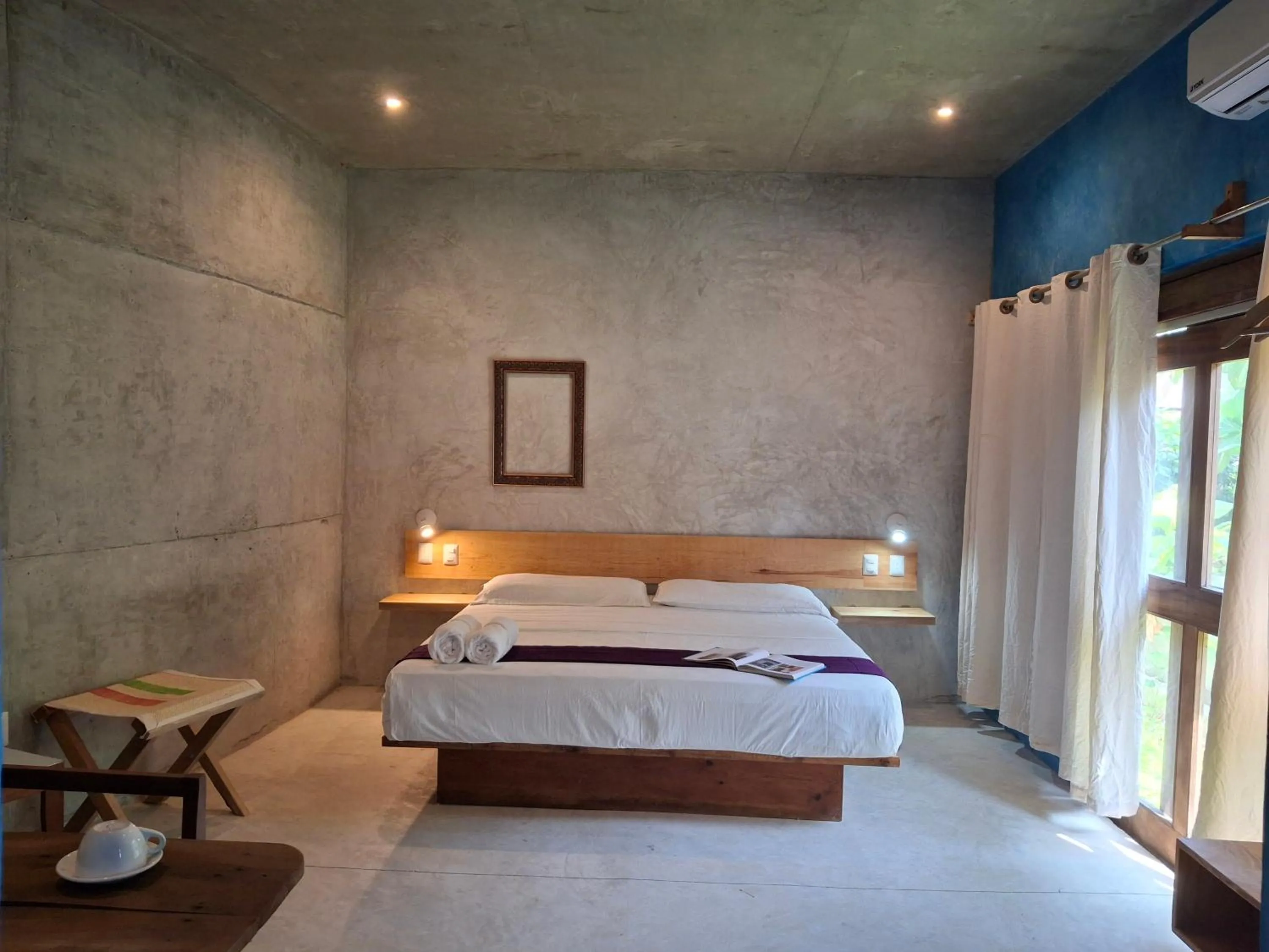 Bed in Hotel Pochote Mazunte