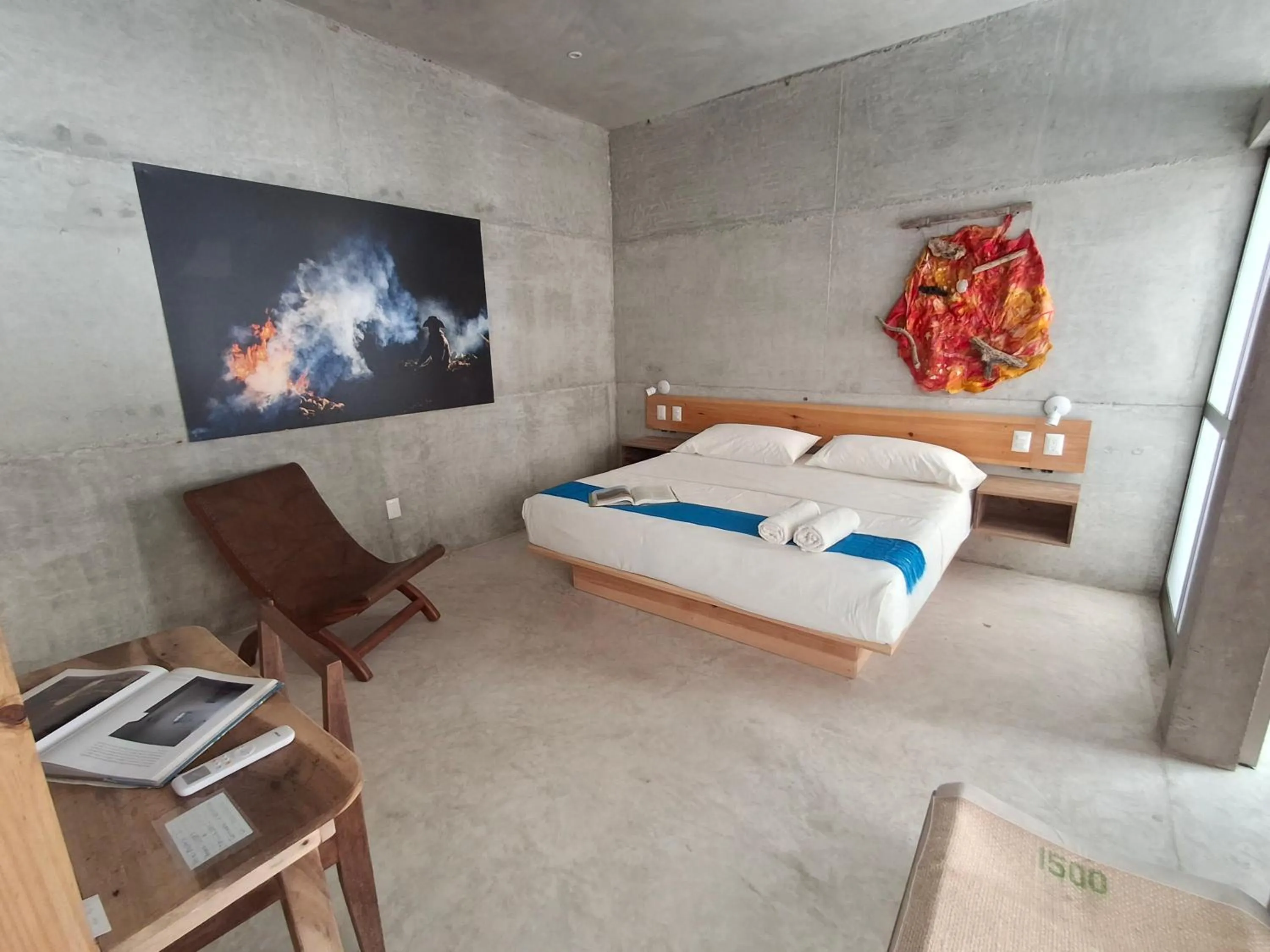 Bed in Hotel Pochote Mazunte