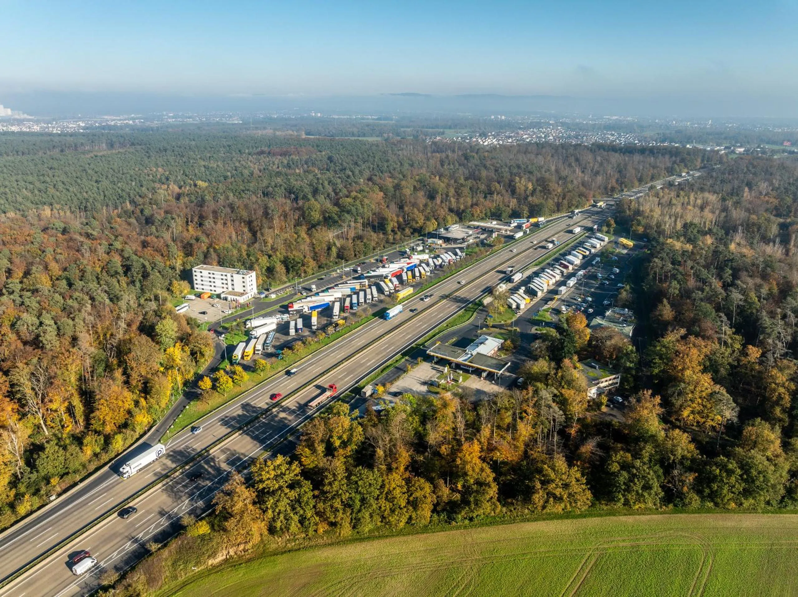 Bird's eye view in Serways Hotel Weiskirchen Nord