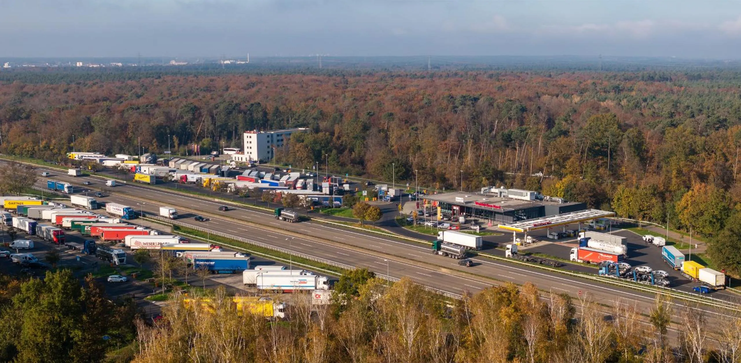 Bird's eye view in Serways Hotel Weiskirchen Nord