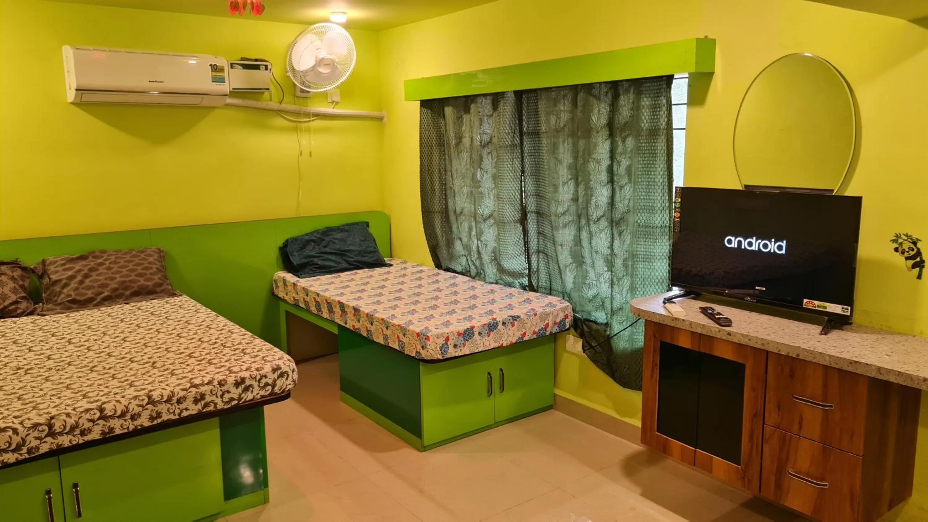 Bed in Godwill Kimo Guest house Seraulim