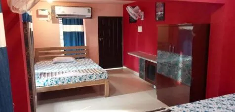 Bed in Godwill Kimo Guest house Seraulim