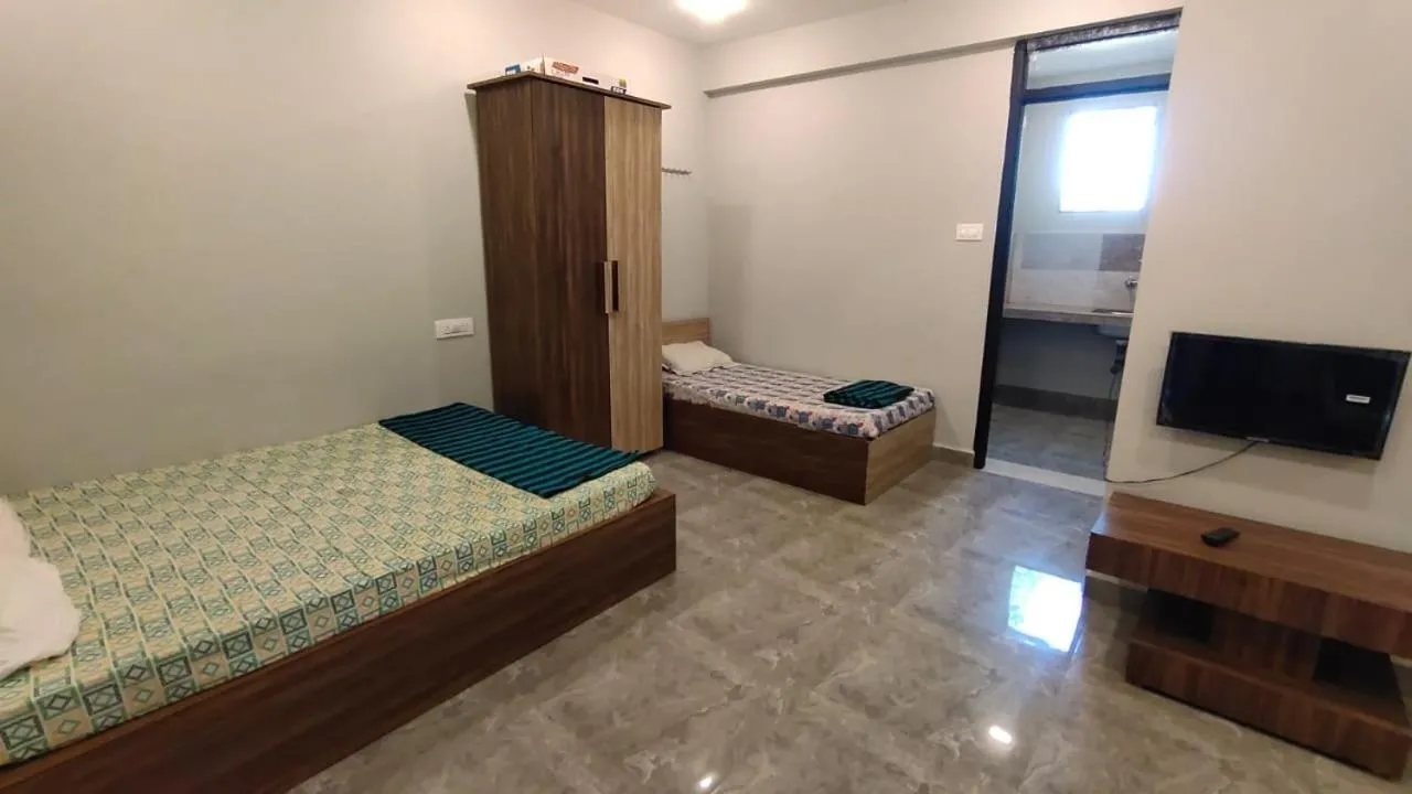 Bed in Godwill Kimo Guest house Seraulim