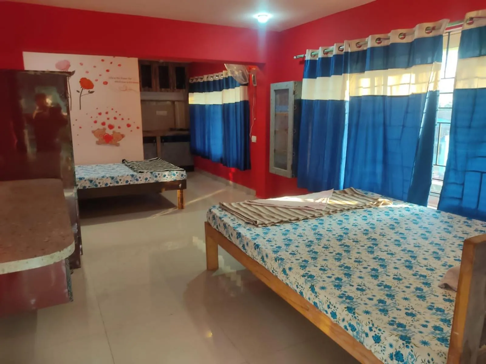 Bedroom, Bed in Godwill Kimo Guest house Seraulim