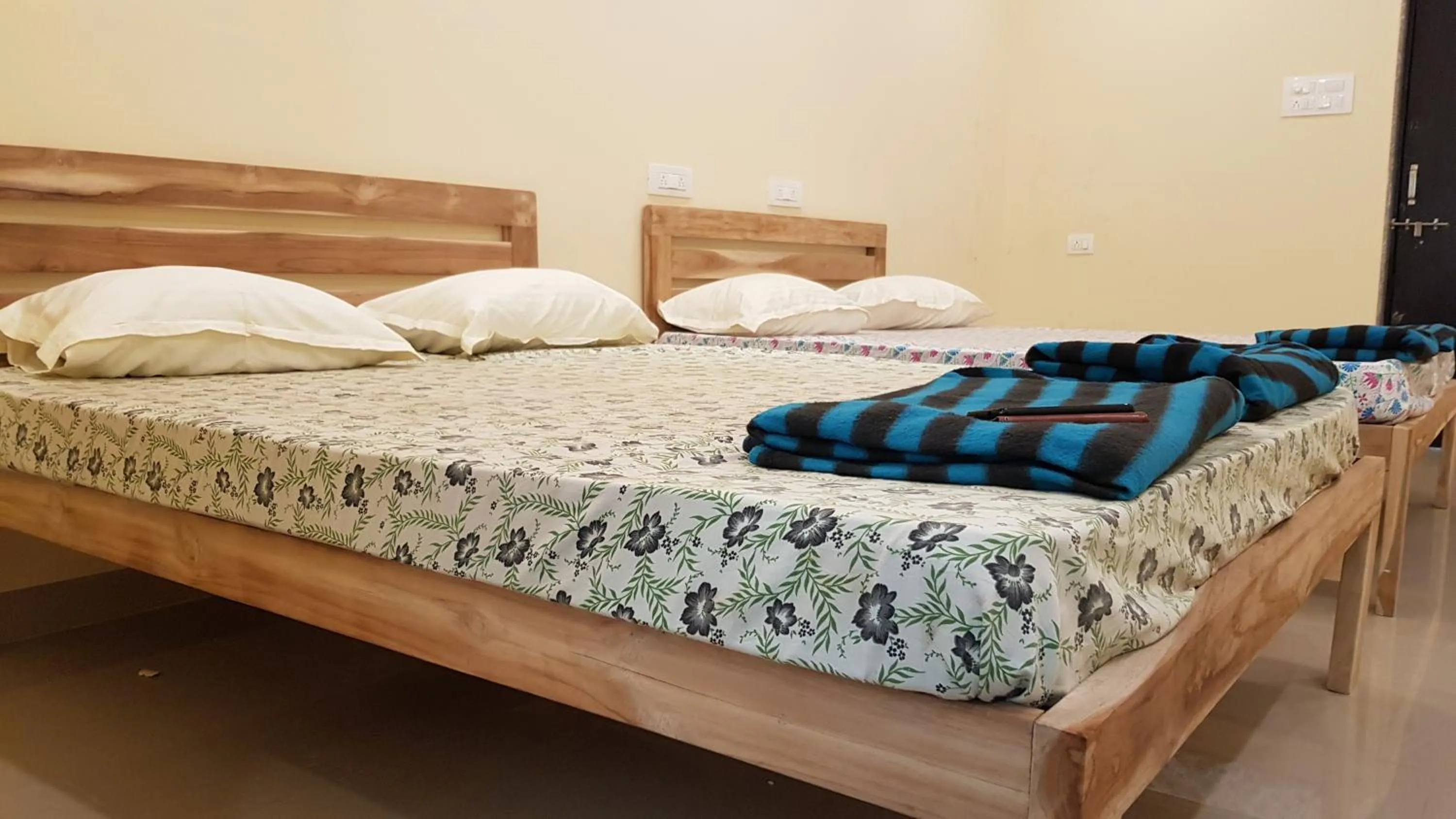 Bed in Godwill Kimo Guest house Seraulim