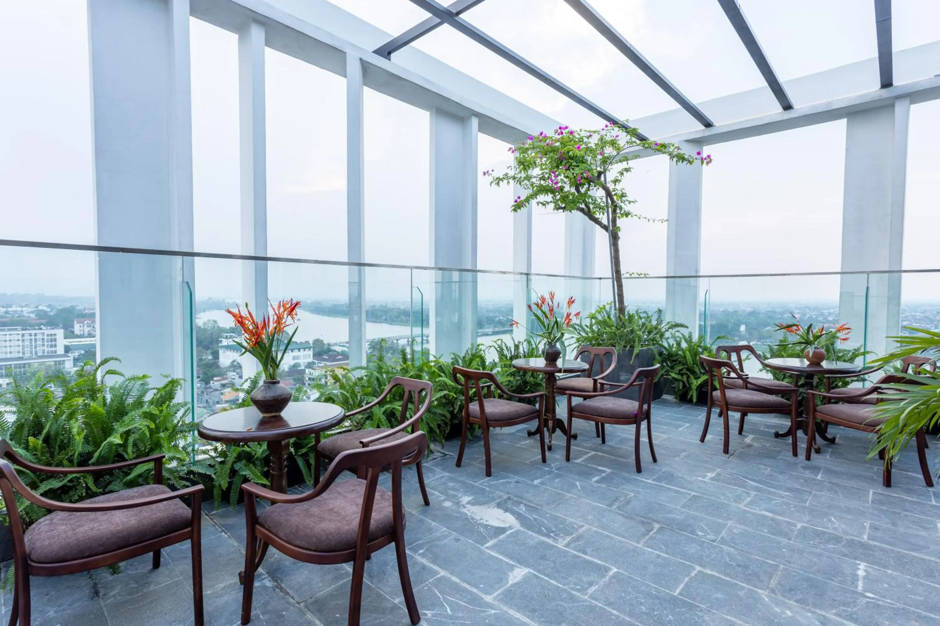 Lounge or bar in White Lotus Hue Hotel