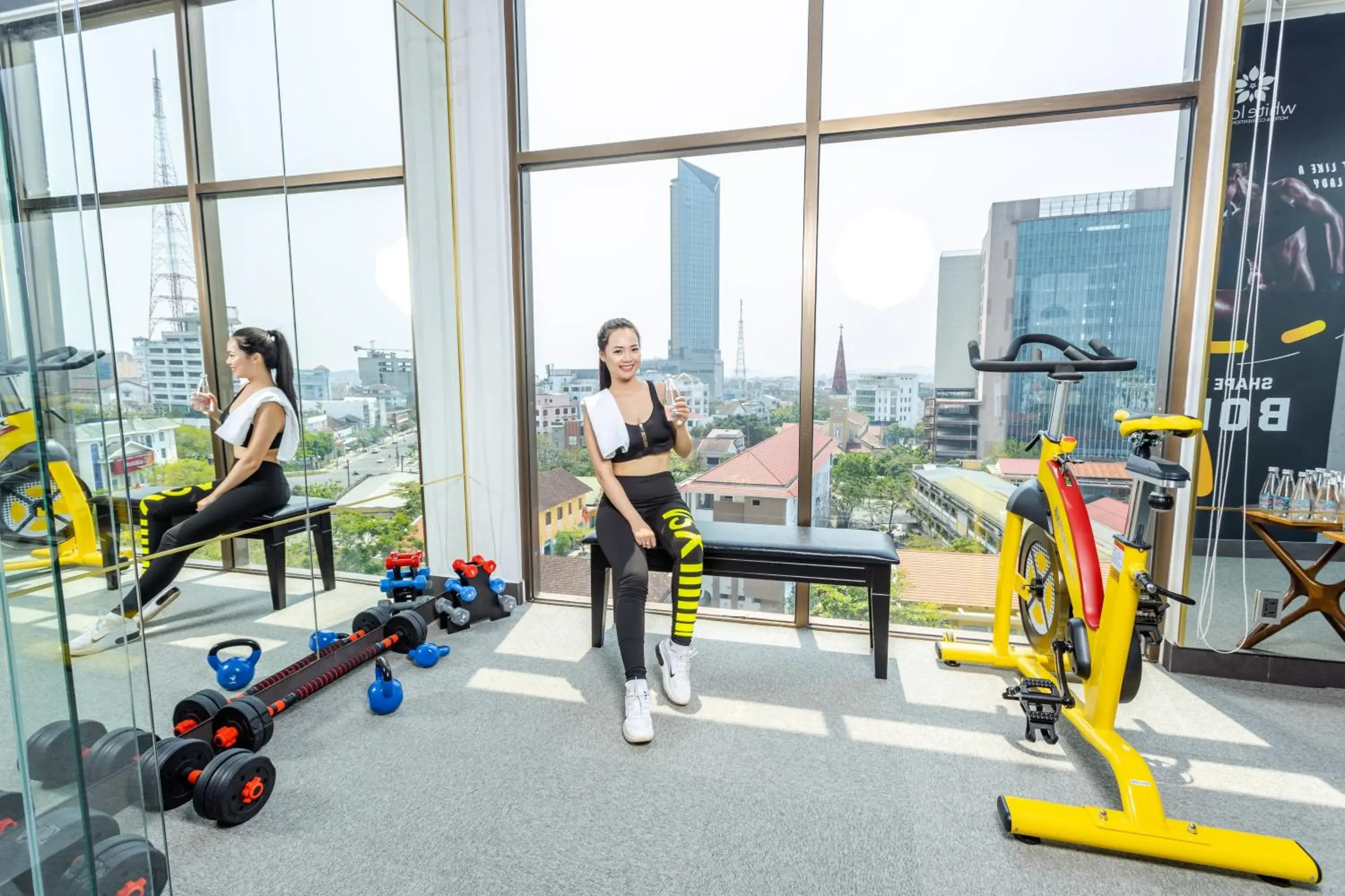 Fitness centre/facilities in White Lotus Hue Hotel Fitness centre/facilities in White Lotus Hue Hotel