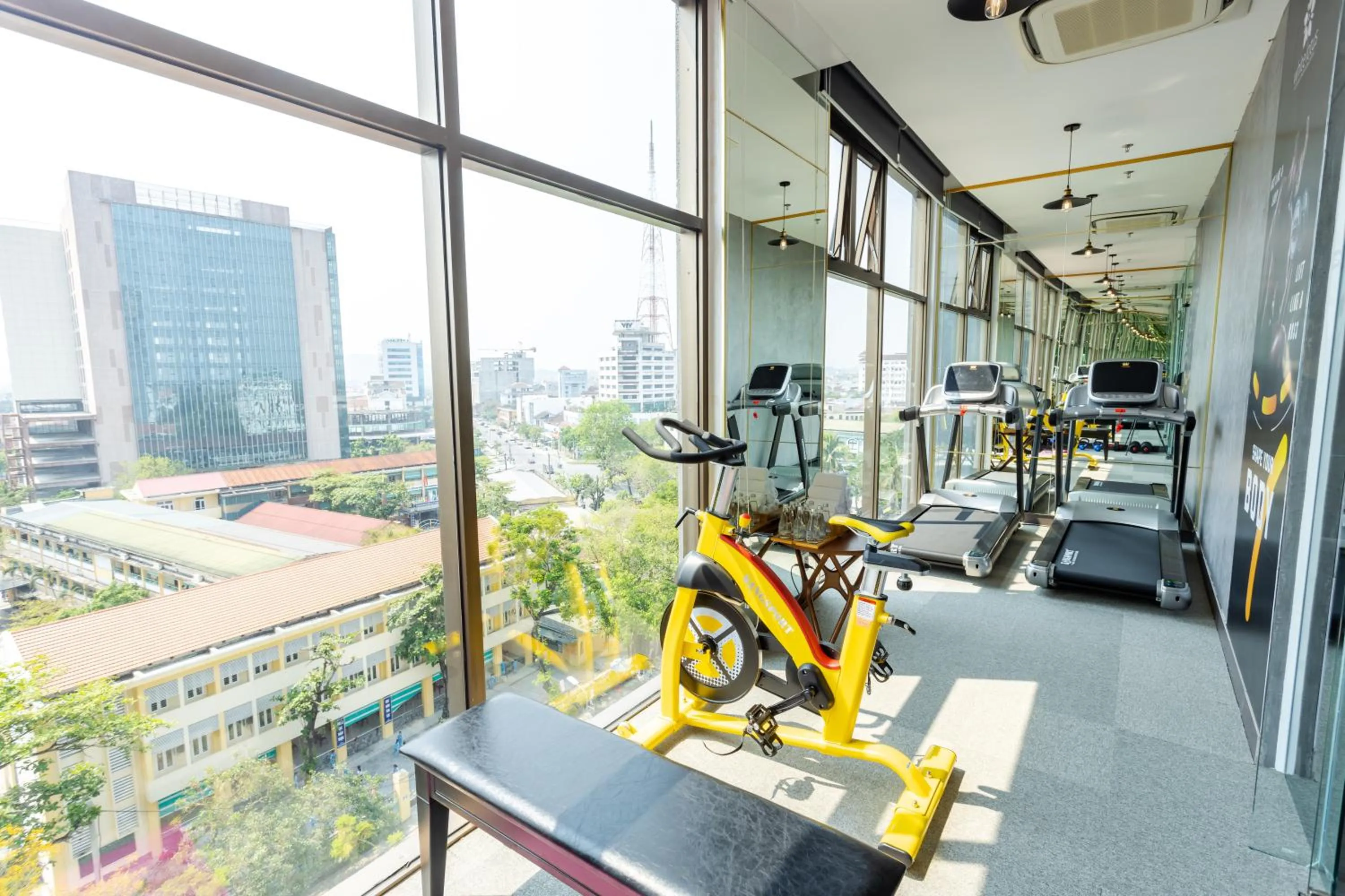 Fitness centre/facilities in White Lotus Hue Hotel